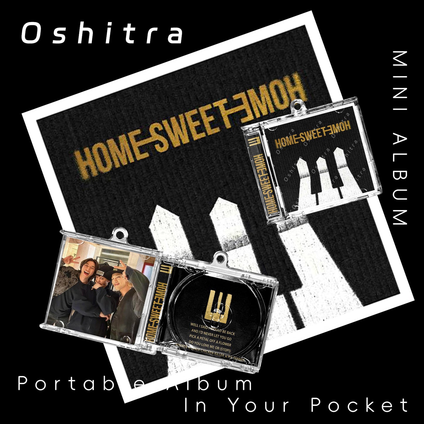 G-Dragon「Home Sweet Home」Mini Album NFCミニアルバムキーホルダー スマホタッチで音楽再生 推し活グッズ