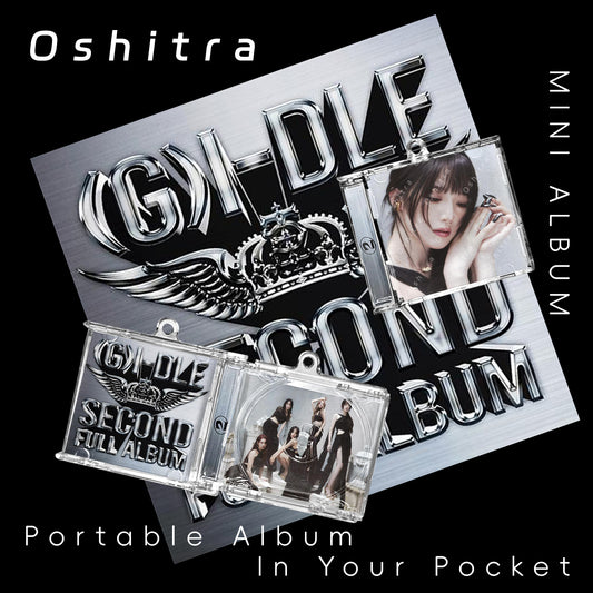 I-DLE「2」Mini Album NFCミニアルバムキーホルダー スマホタッチで音楽再生 推し活グッズ
