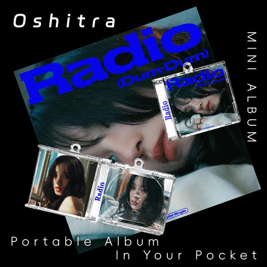 I-DLE「Radio」Mini Album NFCミニアルバムキーホルダー スマホタッチで音楽再生 推し活グッズ