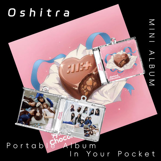 ILLIT「Almond Chocolate」Mini Album NFCミニアルバムキーホルダー スマホタッチで音楽再生 推し活グッズ