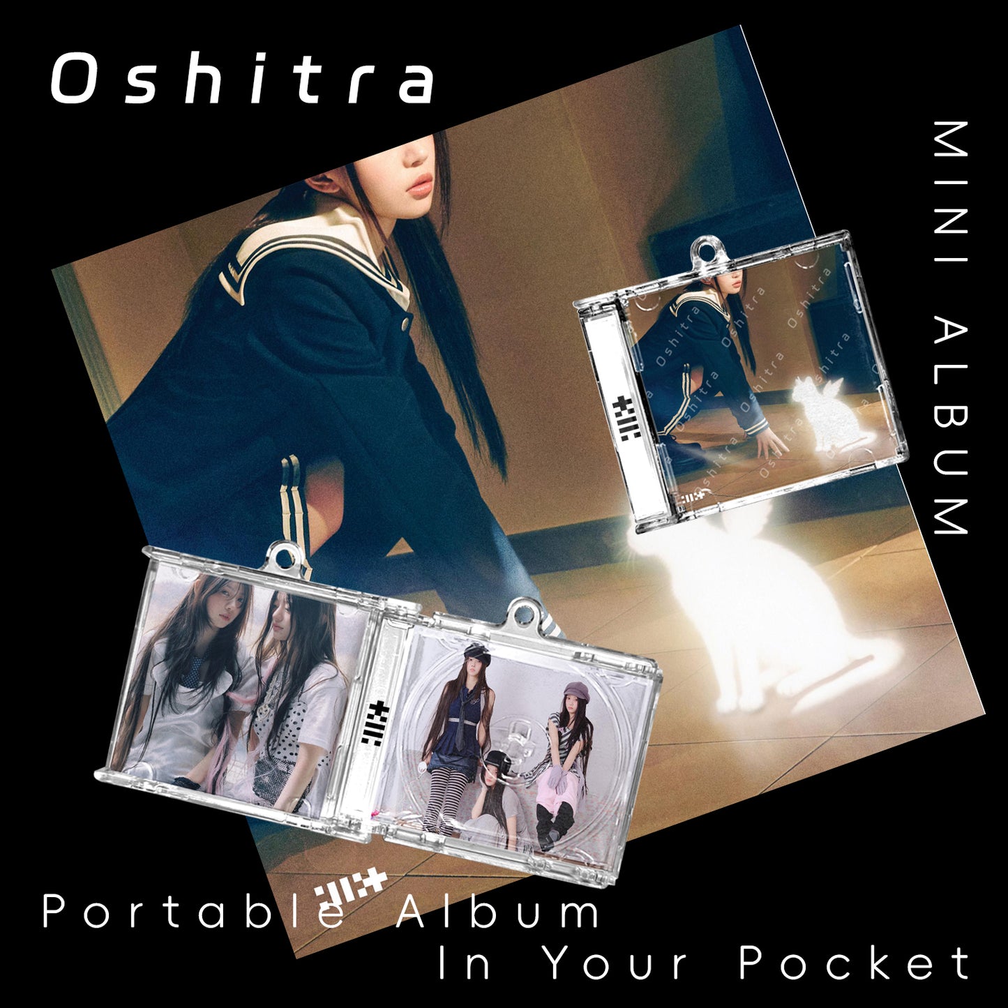 ILLIT「Bomb」Mini Album NFCミニアルバムキーホルダー スマホタッチで音楽再生 推し活グッズ