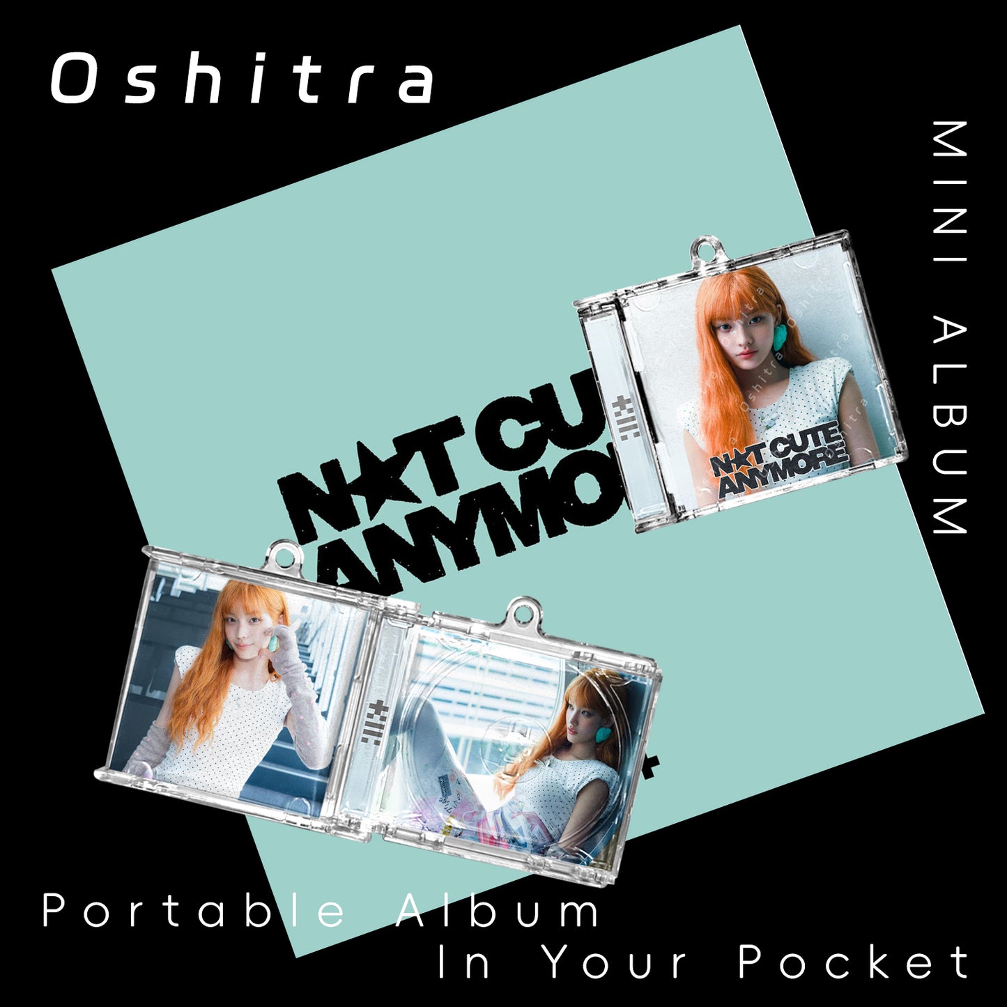 ILLIT「Not Cute Anymore」Mini Album NFCミニアルバムキーホルダー スマホタッチで音楽再生 推し活グッズ