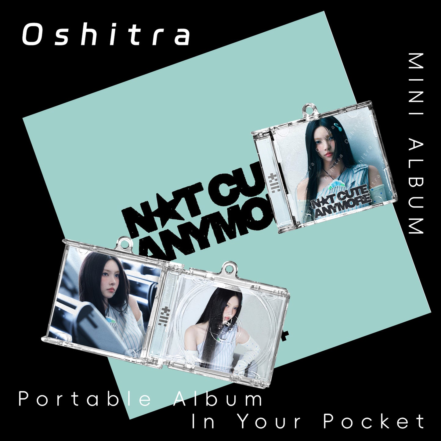 ILLIT「Not Cute Anymore」Mini Album NFCミニアルバムキーホルダー スマホタッチで音楽再生 推し活グッズ