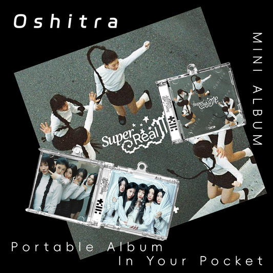 ILLIT「Super Real Me」Mini Album NFCミニアルバムキーホルダー スマホタッチで音楽再生 推し活グッズ