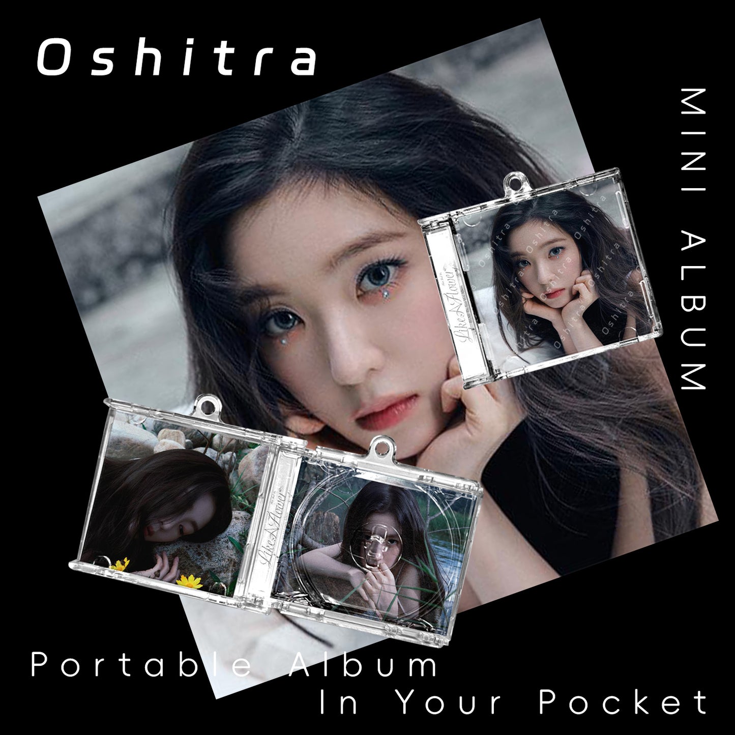 IRENE「Liek A Flower」Mini Album NFCミニアルバムキーホルダー スマホタッチで音楽再生 推し活グッズ