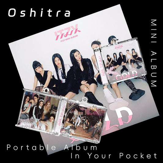 ITZY「Gold」Mini Album NFCミニアルバムキーホルダー スマホタッチで音楽再生 推し活グッズ