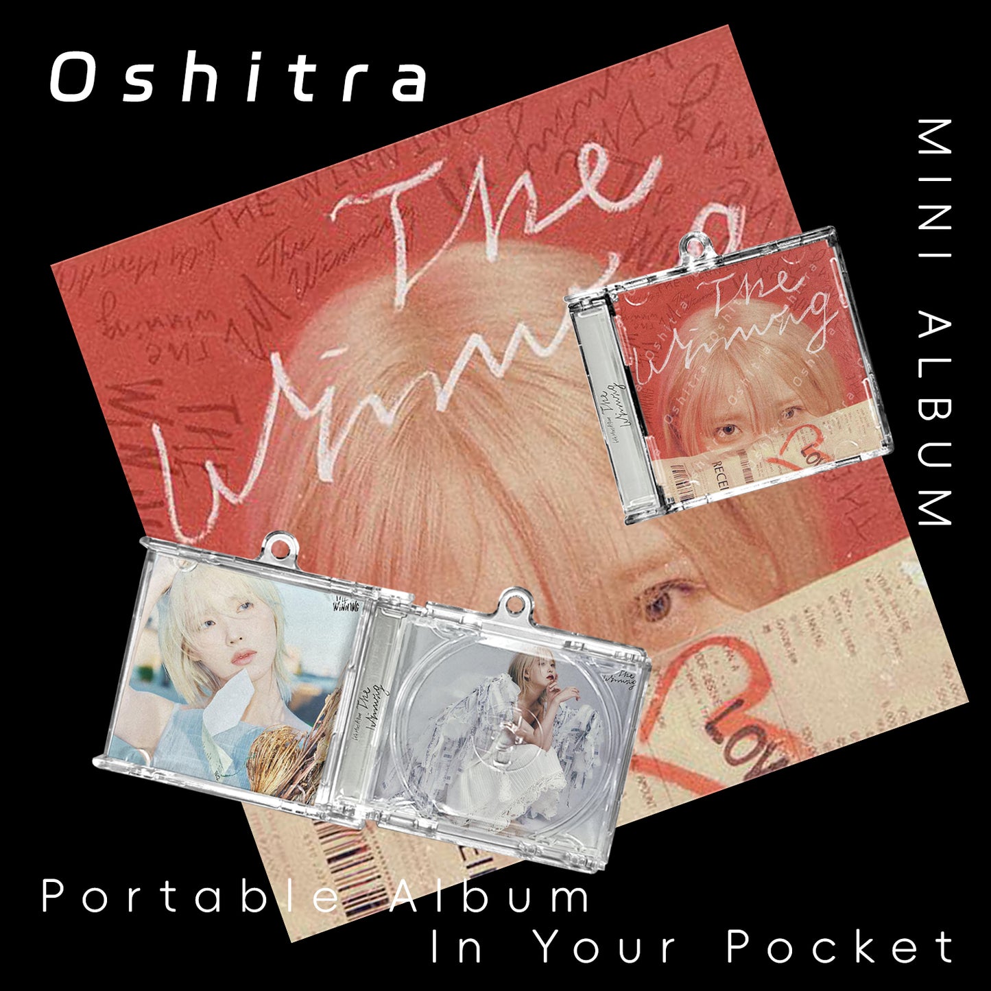 IU「The」Mini Album NFCミニアルバムキーホルダー スマホタッチで音楽再生 推し活グッズ