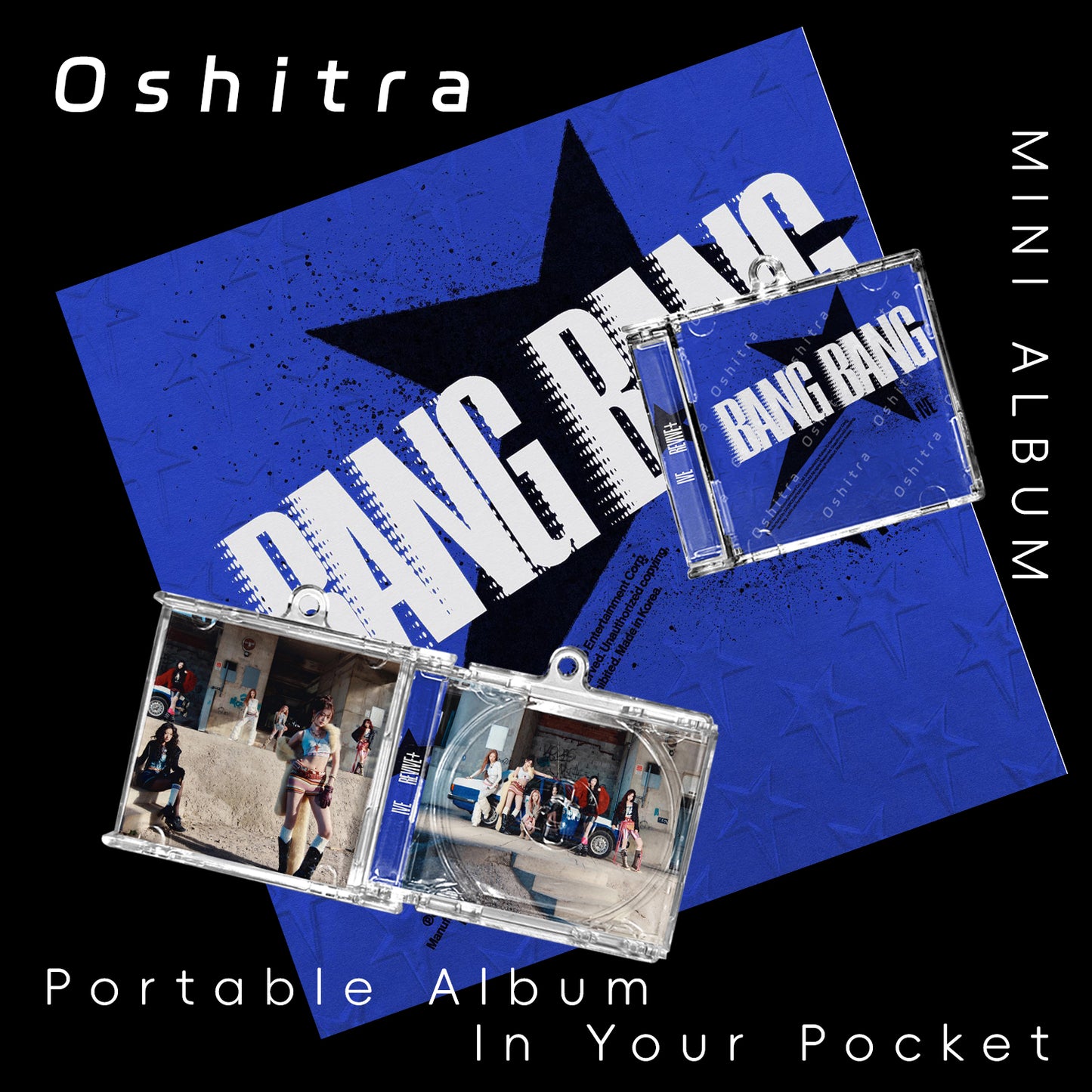 IVE「BANGBANG」Mini Album NFCミニアルバムキーホルダー スマホタッチで音楽再生 推し活グッズ