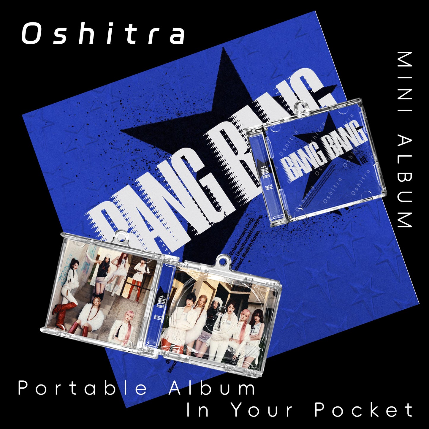 IVE「BANGBANG」Mini Album NFCミニアルバムキーホルダー スマホタッチで音楽再生 推し活グッズ