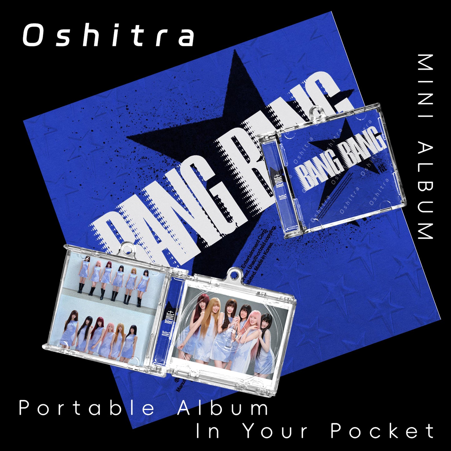 IVE「BANGBANG」Mini Album NFCミニアルバムキーホルダー スマホタッチで音楽再生 推し活グッズ