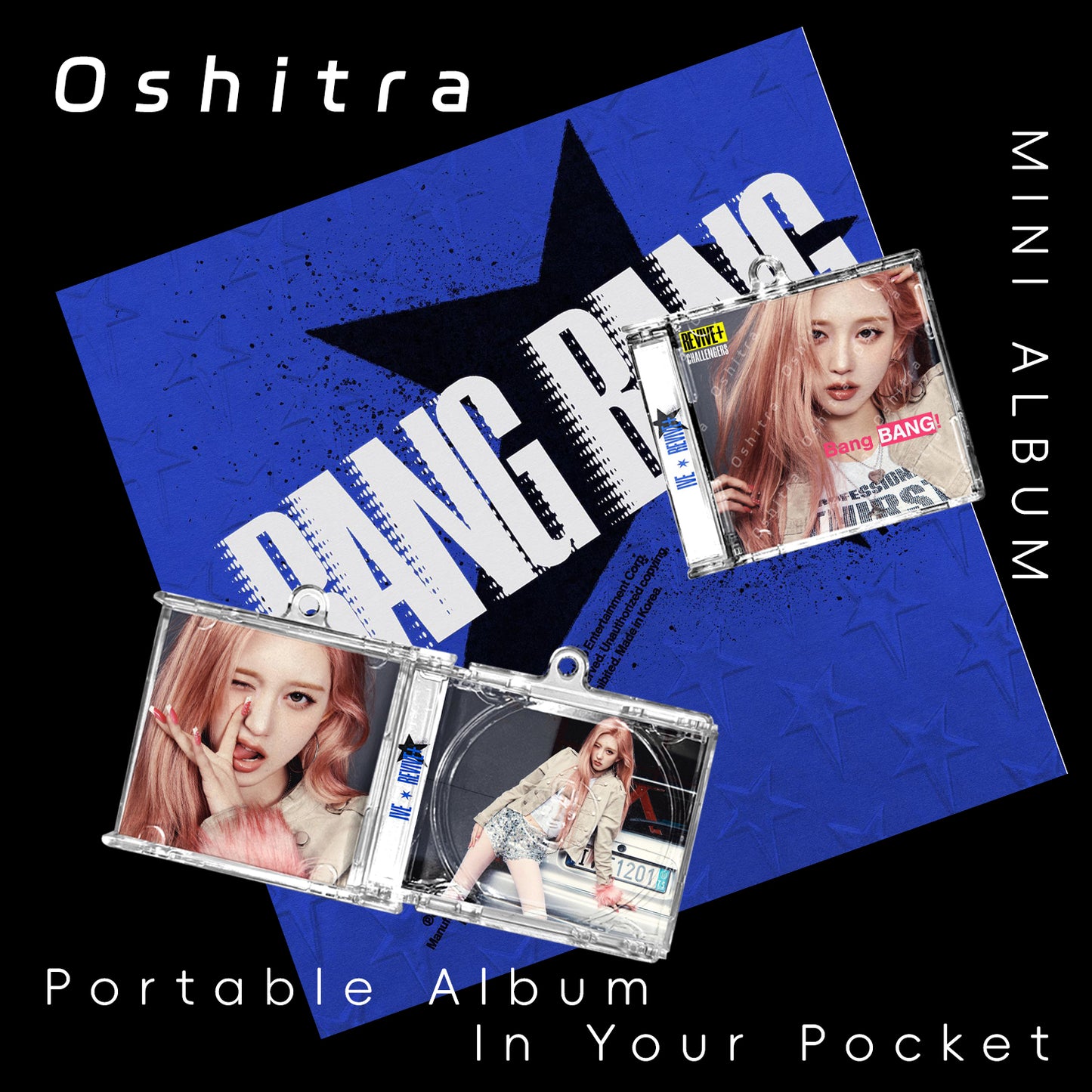 IVE「BANGBANG」Mini Album NFCミニアルバムキーホルダー スマホタッチで音楽再生 推し活グッズ