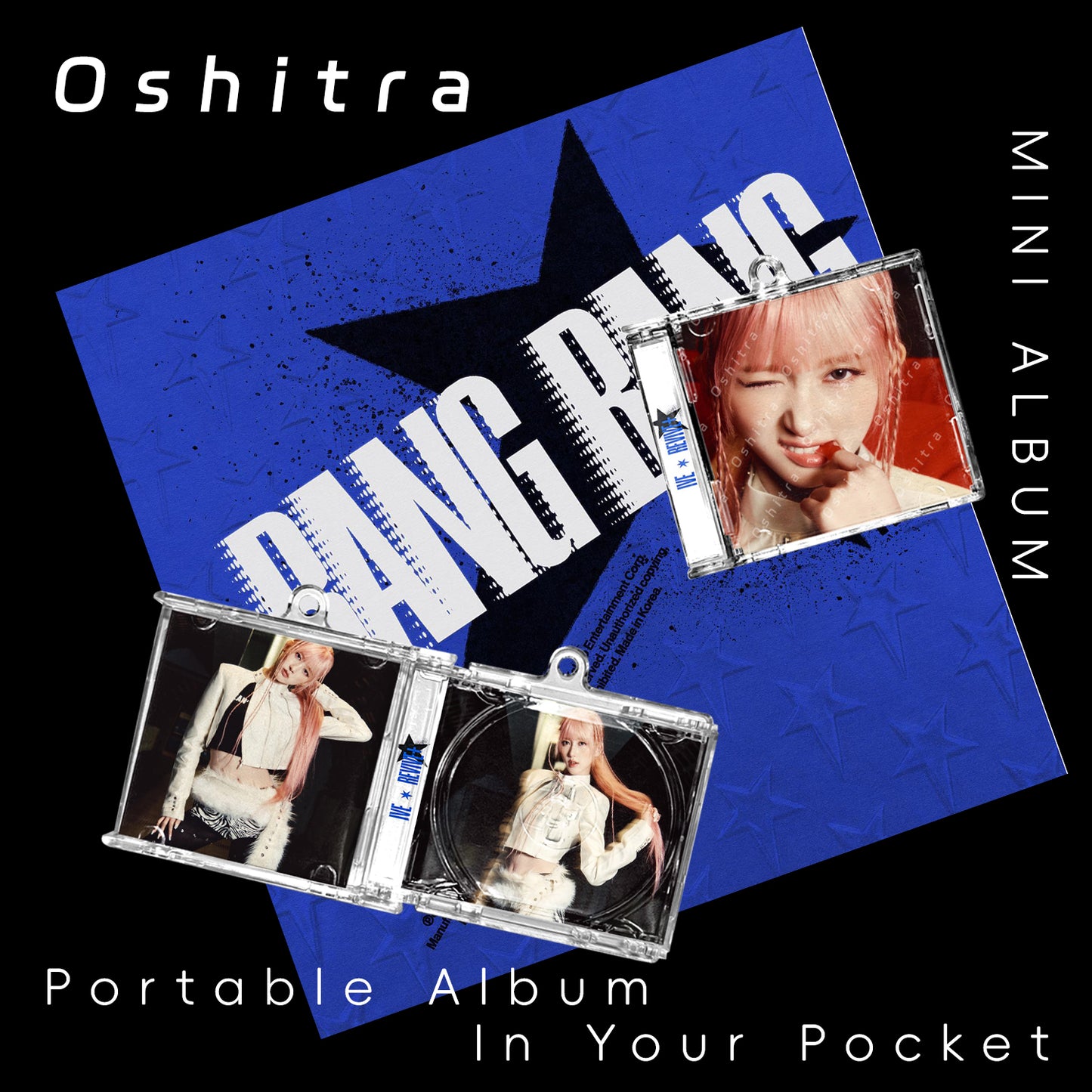 IVE「BANGBANG」Mini Album NFCミニアルバムキーホルダー スマホタッチで音楽再生 推し活グッズ
