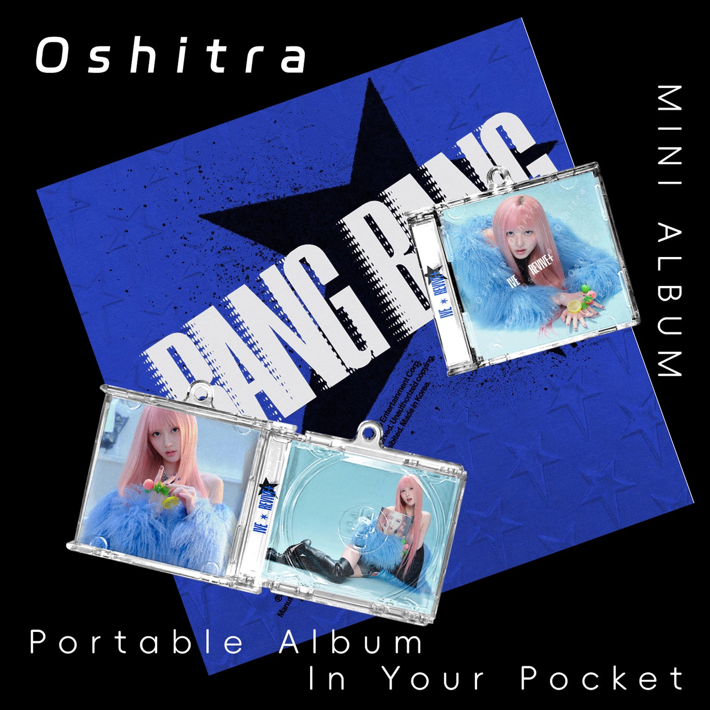 IVE「BANGBANG」Mini Album NFCミニアルバムキーホルダー スマホタッチで音楽再生 推し活グッズ