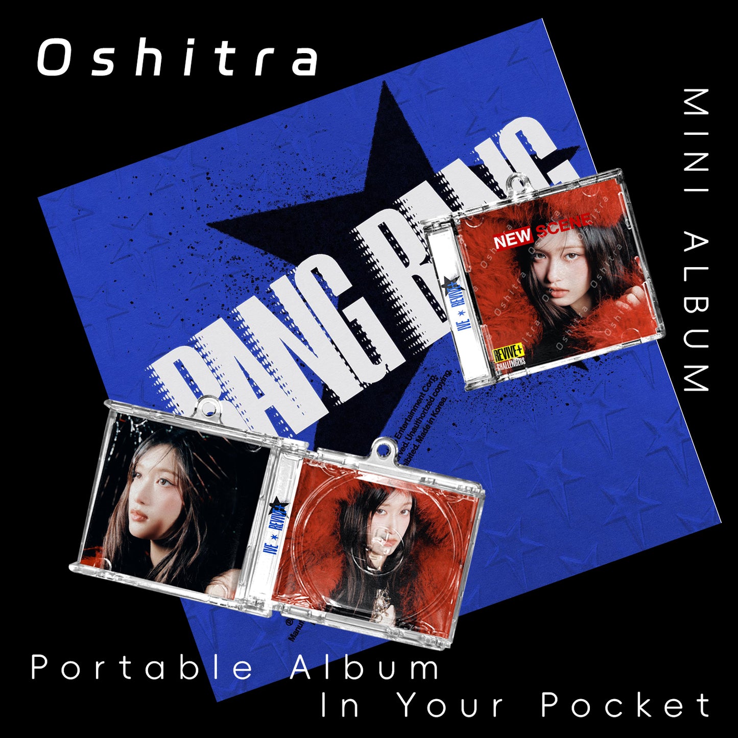 IVE「BANGBANG」Mini Album NFCミニアルバムキーホルダー スマホタッチで音楽再生 推し活グッズ