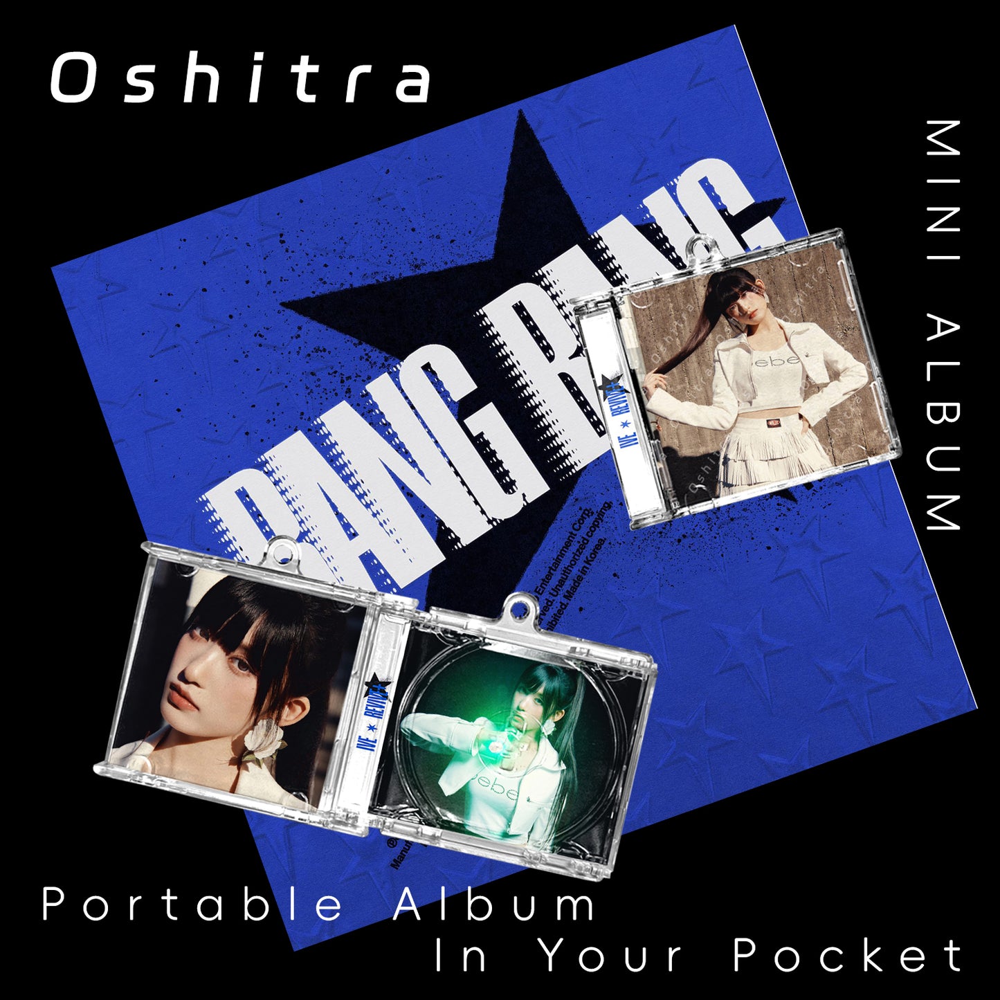 IVE「BANGBANG」Mini Album NFCミニアルバムキーホルダー スマホタッチで音楽再生 推し活グッズ