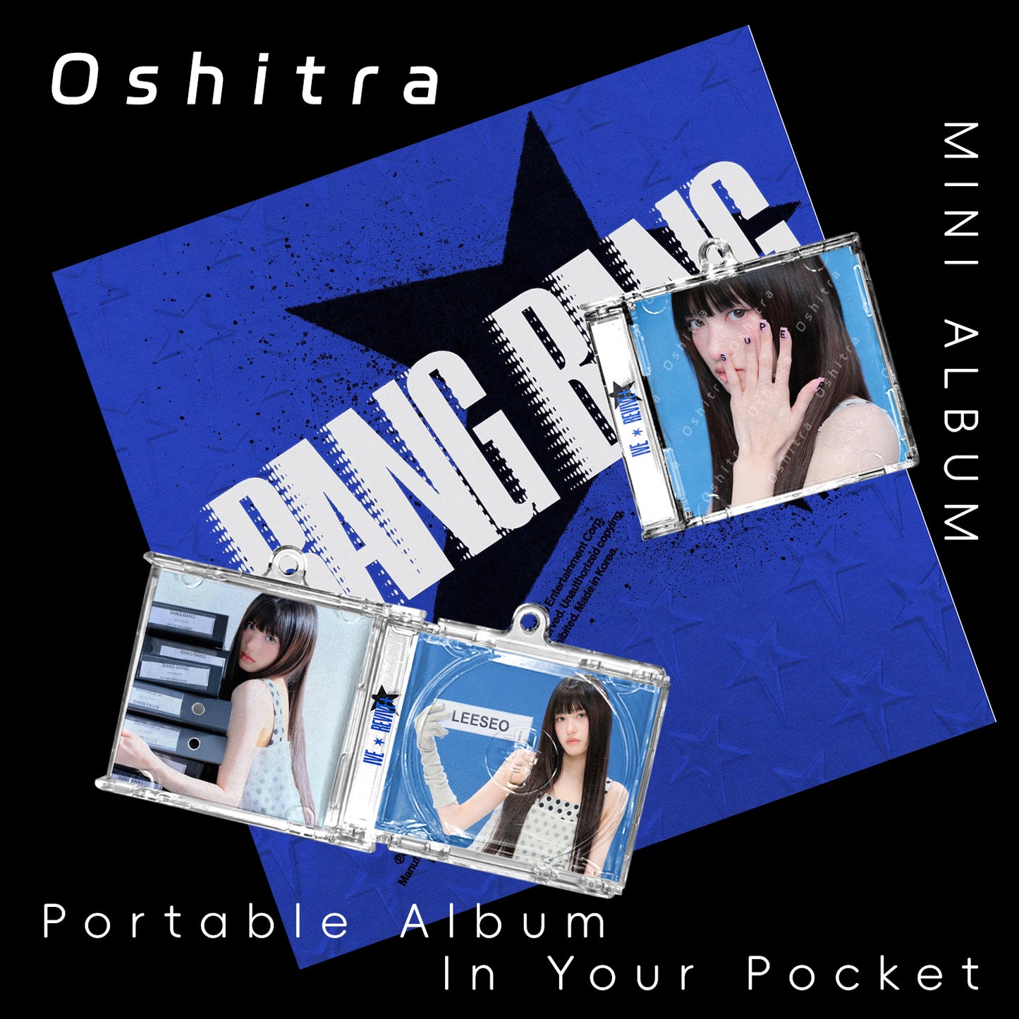 IVE「BANGBANG」Mini Album NFCミニアルバムキーホルダー スマホタッチで音楽再生 推し活グッズ