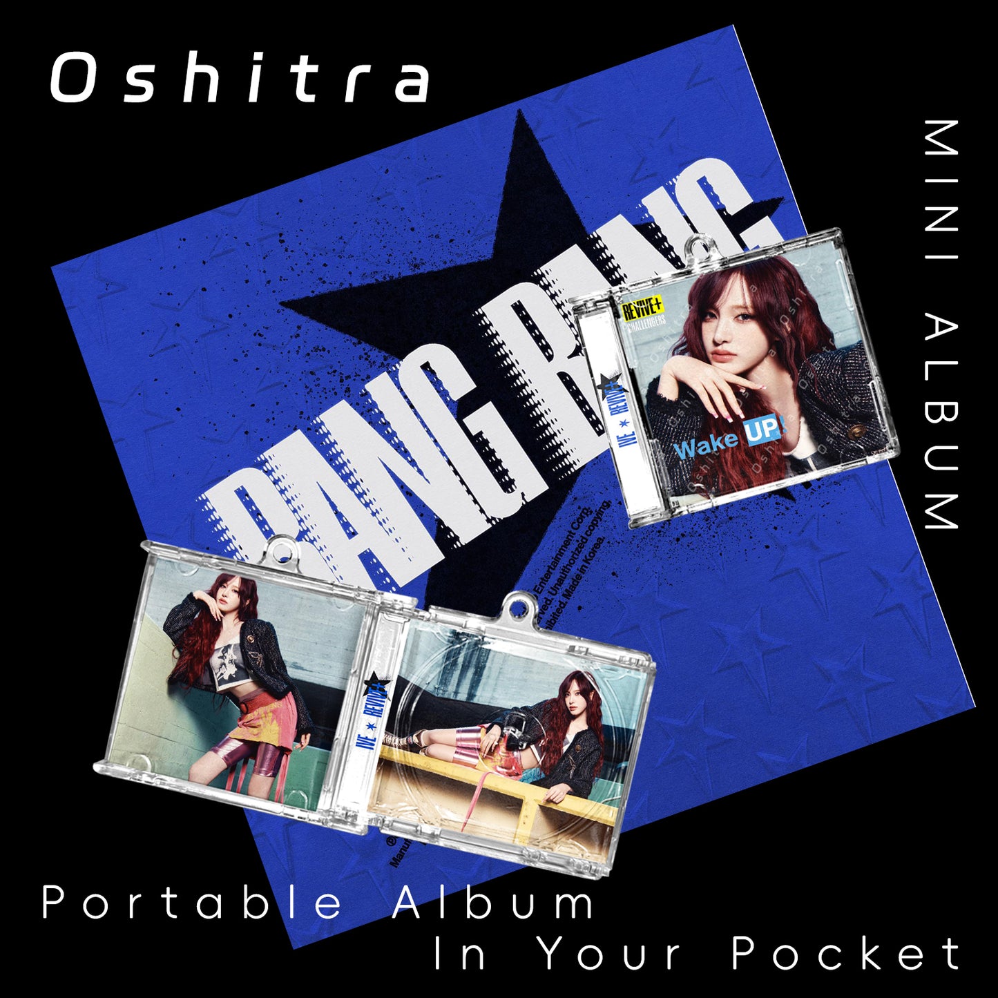 IVE「BANGBANG」Mini Album NFCミニアルバムキーホルダー スマホタッチで音楽再生 推し活グッズ