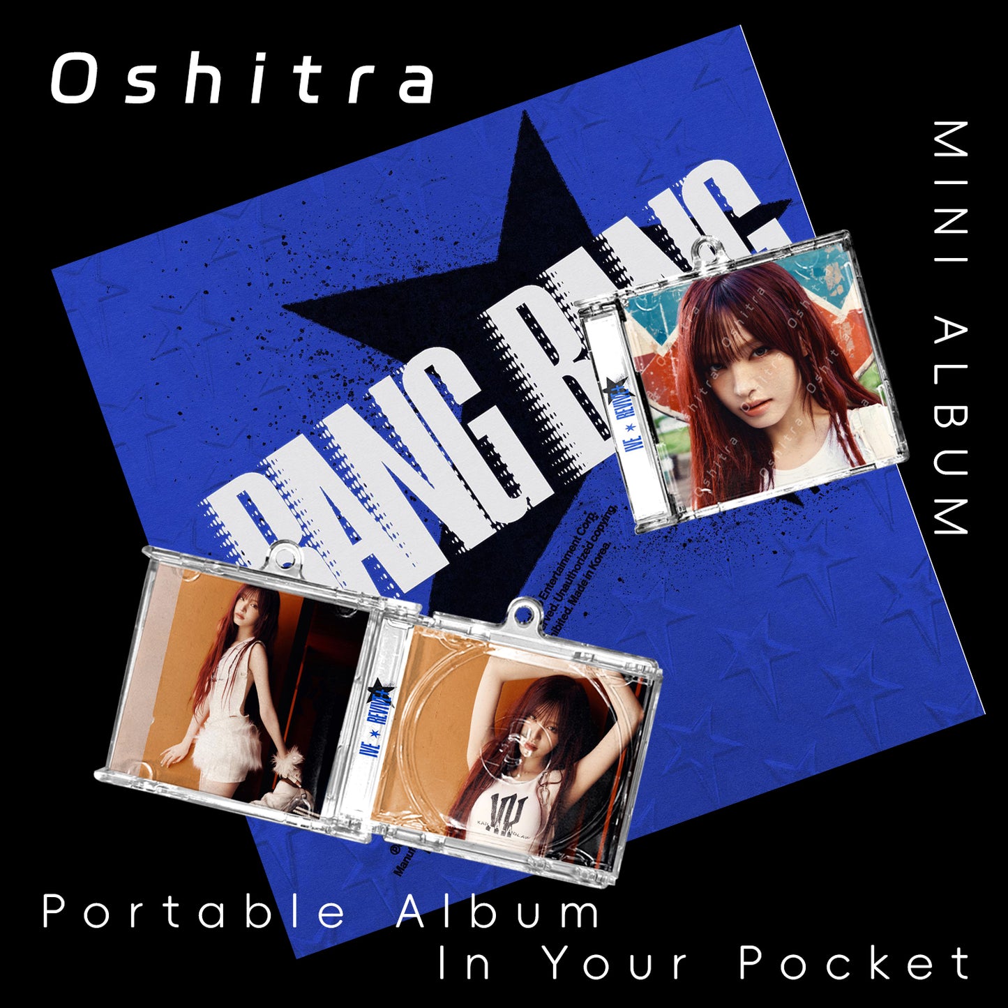 IVE「BANGBANG」Mini Album NFCミニアルバムキーホルダー スマホタッチで音楽再生 推し活グッズ
