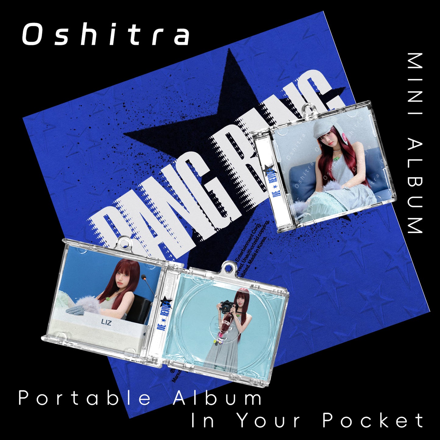 IVE「BANGBANG」Mini Album NFCミニアルバムキーホルダー スマホタッチで音楽再生 推し活グッズ