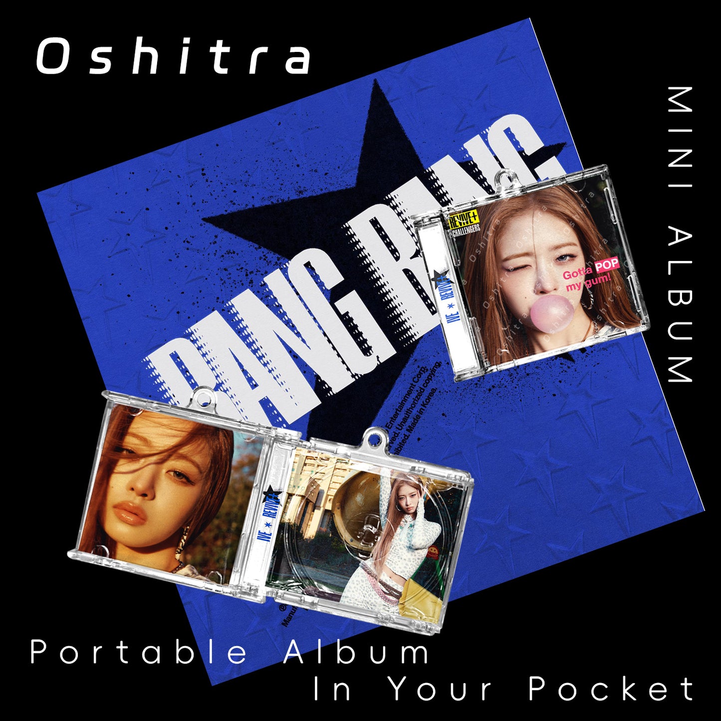 IVE「BANGBANG」Mini Album NFCミニアルバムキーホルダー スマホタッチで音楽再生 推し活グッズ
