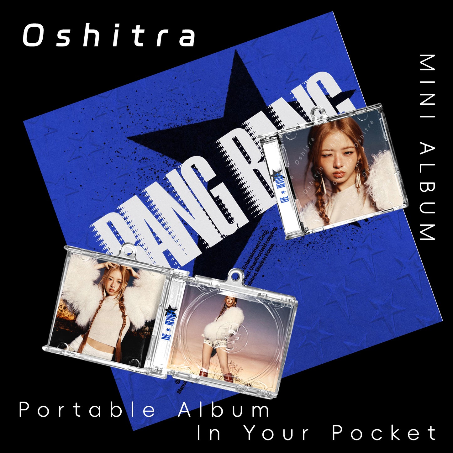 IVE「BANGBANG」Mini Album NFCミニアルバムキーホルダー スマホタッチで音楽再生 推し活グッズ