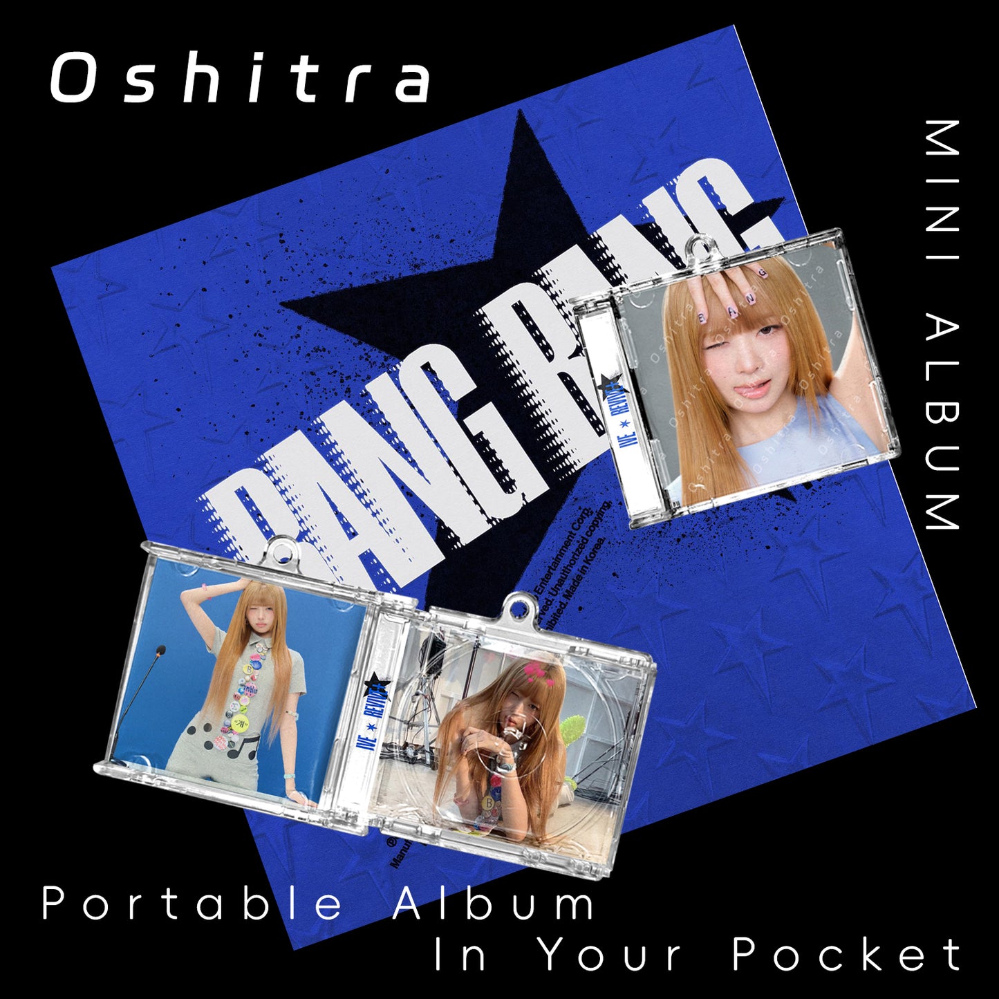 IVE「BANGBANG」Mini Album NFCミニアルバムキーホルダー スマホタッチで音楽再生 推し活グッズ