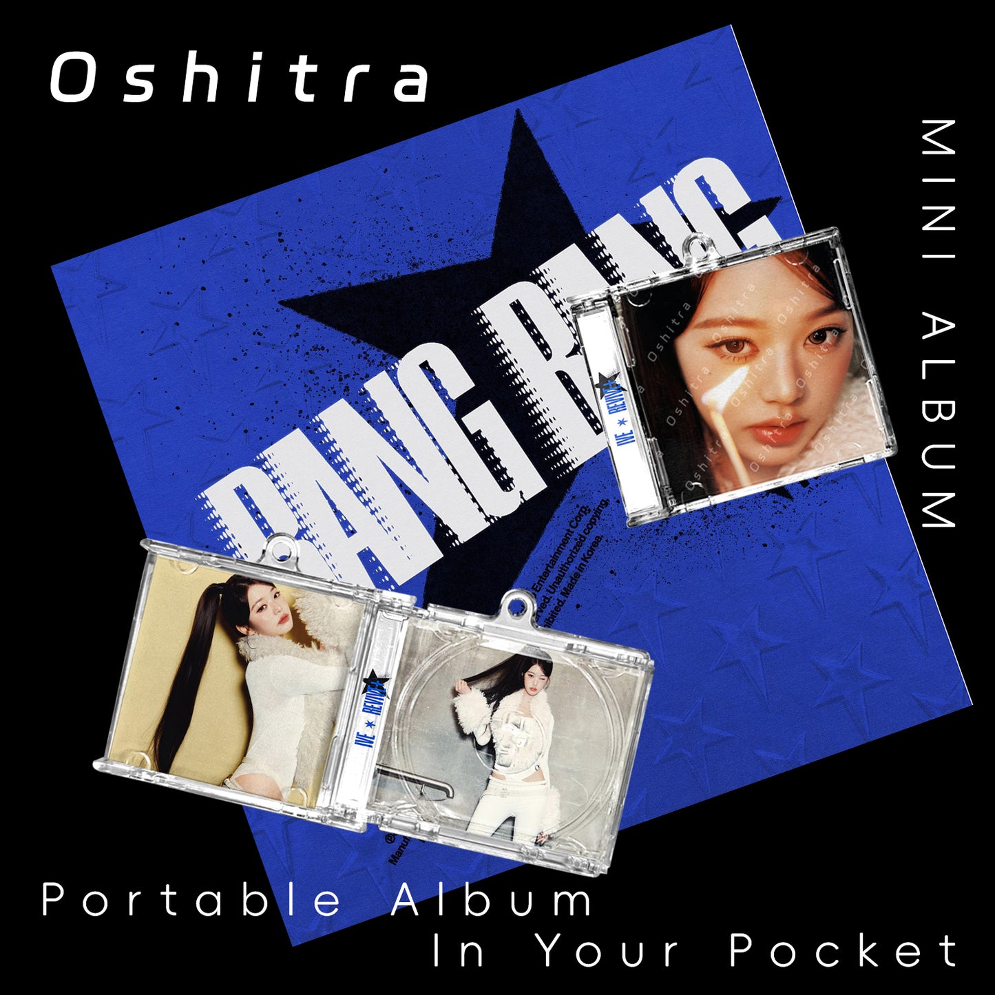 IVE「BANGBANG」Mini Album NFCミニアルバムキーホルダー スマホタッチで音楽再生 推し活グッズ