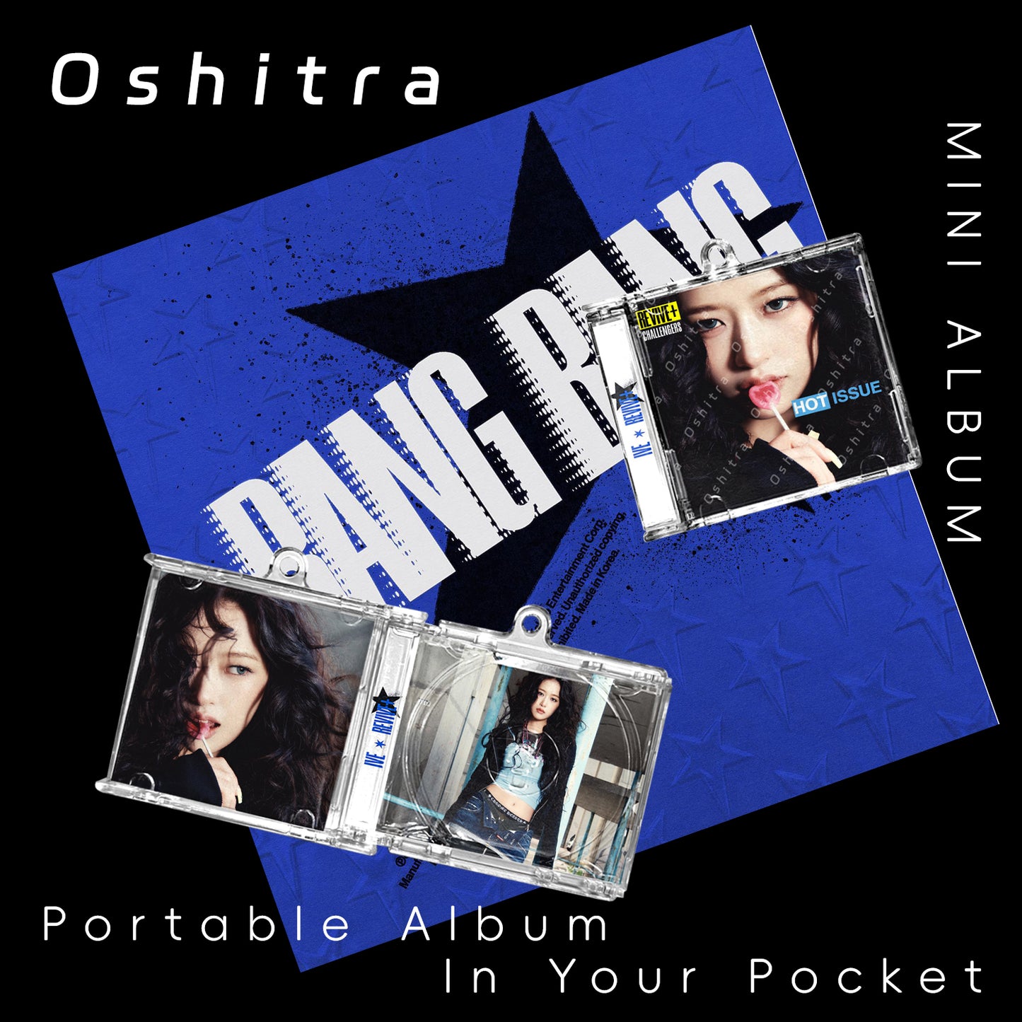 IVE「BANGBANG」Mini Album NFCミニアルバムキーホルダー スマホタッチで音楽再生 推し活グッズ