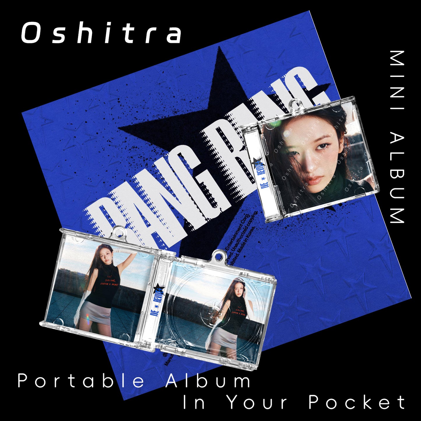 IVE「BANGBANG」Mini Album NFCミニアルバムキーホルダー スマホタッチで音楽再生 推し活グッズ