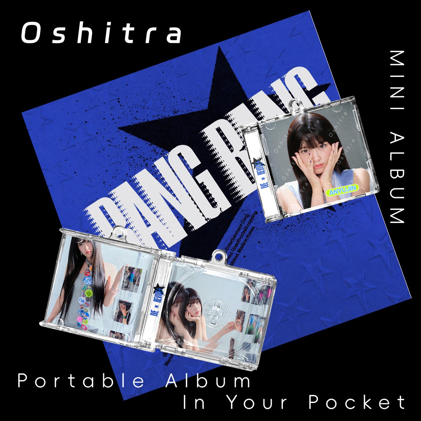 IVE「BANGBANG」Mini Album NFCミニアルバムキーホルダー スマホタッチで音楽再生 推し活グッズ