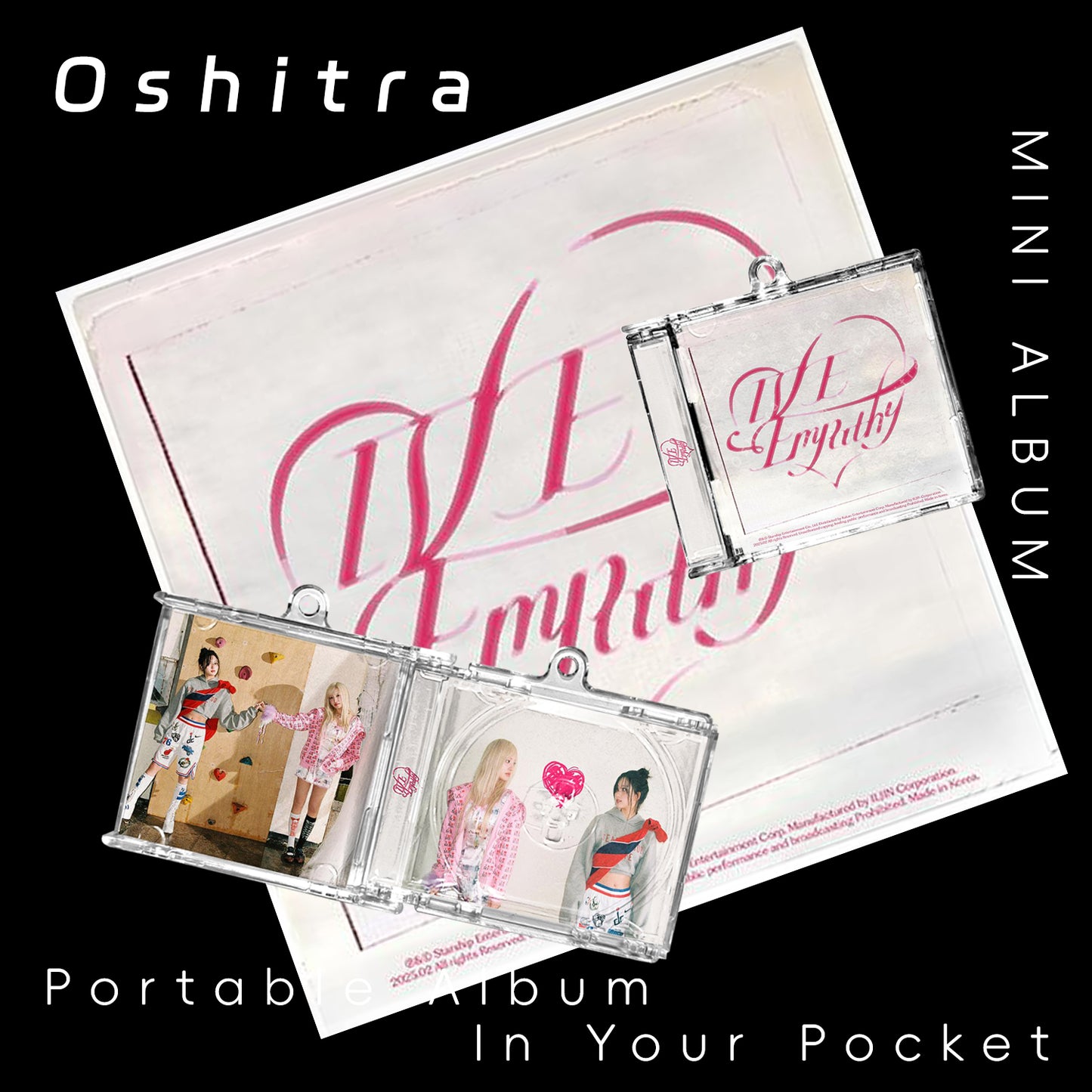 IVE「EMPATHY」Mini Album NFCミニアルバムキーホルダー スマホタッチで音楽再生 推し活グッズ