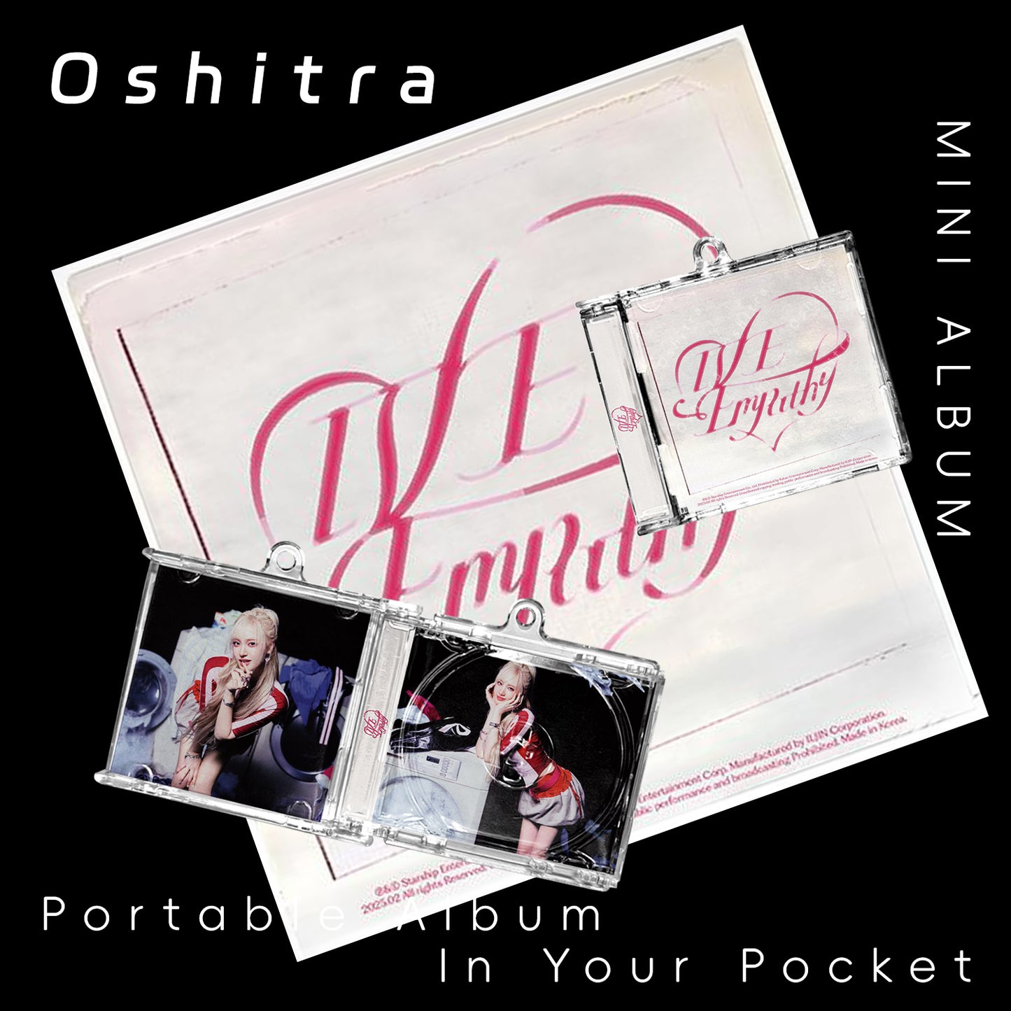 IVE「EMPATHY」Mini Album NFCミニアルバムキーホルダー スマホタッチで音楽再生 推し活グッズ