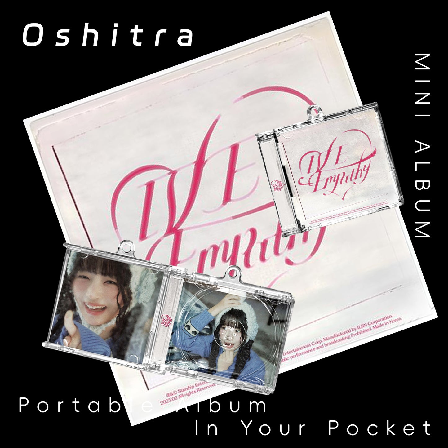 IVE「EMPATHY」Mini Album NFCミニアルバムキーホルダー スマホタッチで音楽再生 推し活グッズ