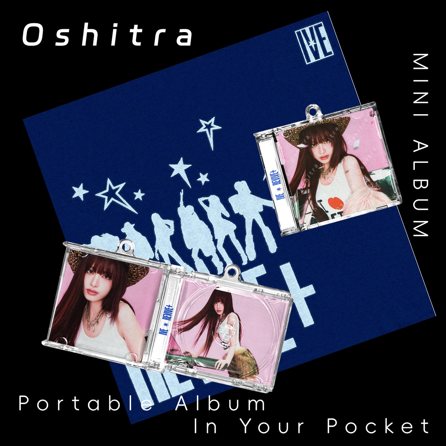 IVE「REVIVE」Mini Album NFCミニアルバムキーホルダー スマホタッチで音楽再生 推し活グッズ