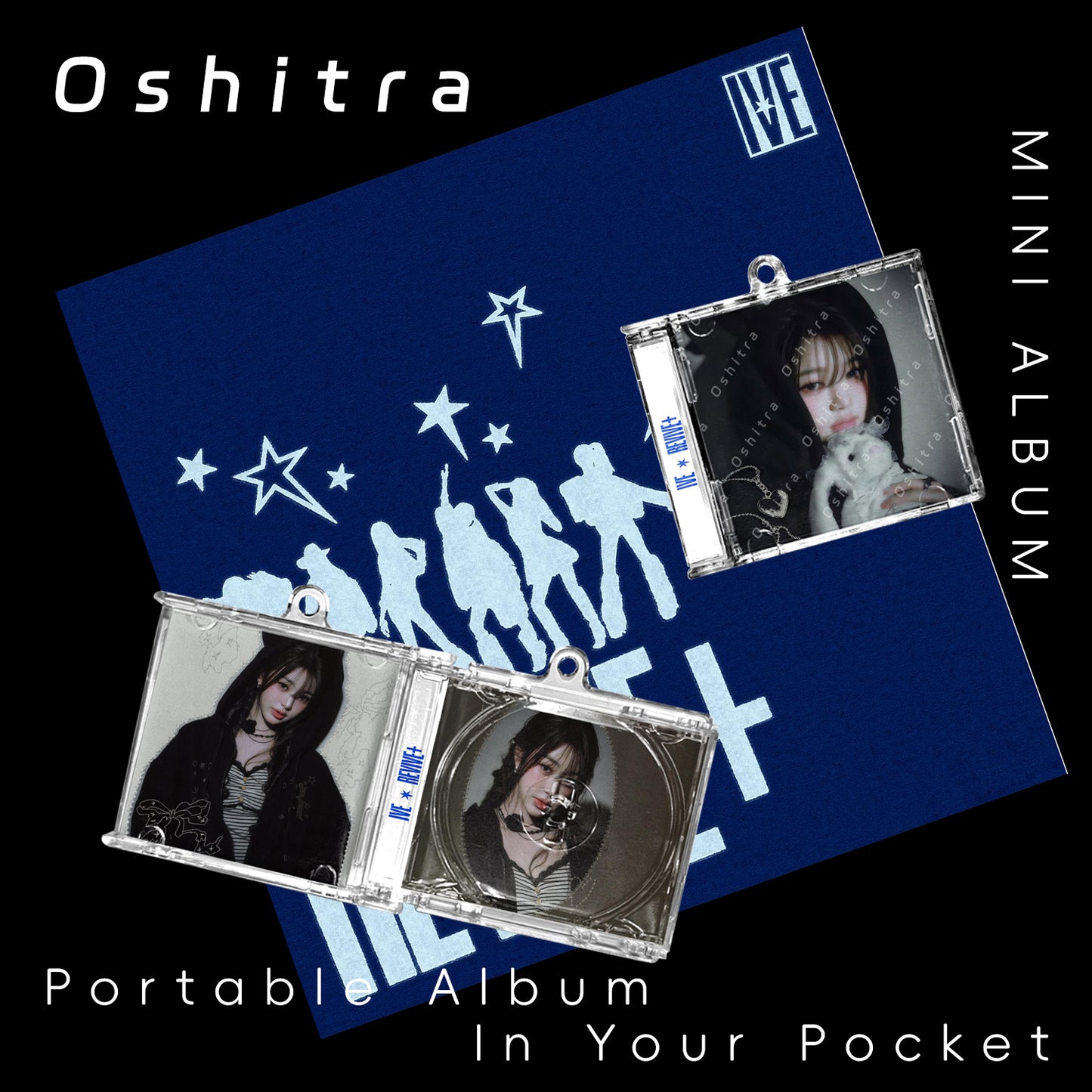 IVE「REVIVE」Mini Album NFCミニアルバムキーホルダー スマホタッチで音楽再生 推し活グッズ