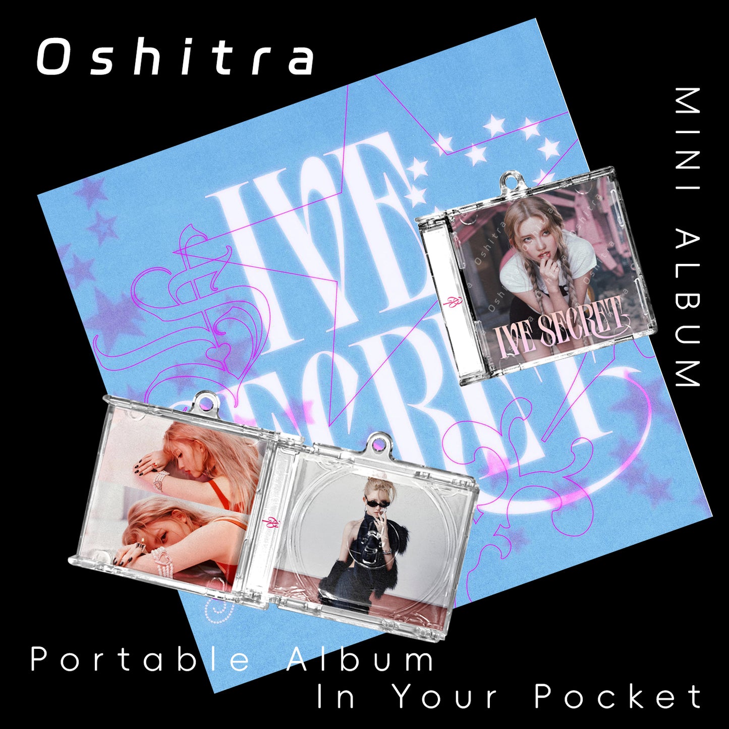 IVE「XOXZ」Mini Album NFCミニアルバムキーホルダー スマホタッチで音楽再生 推し活グッズ