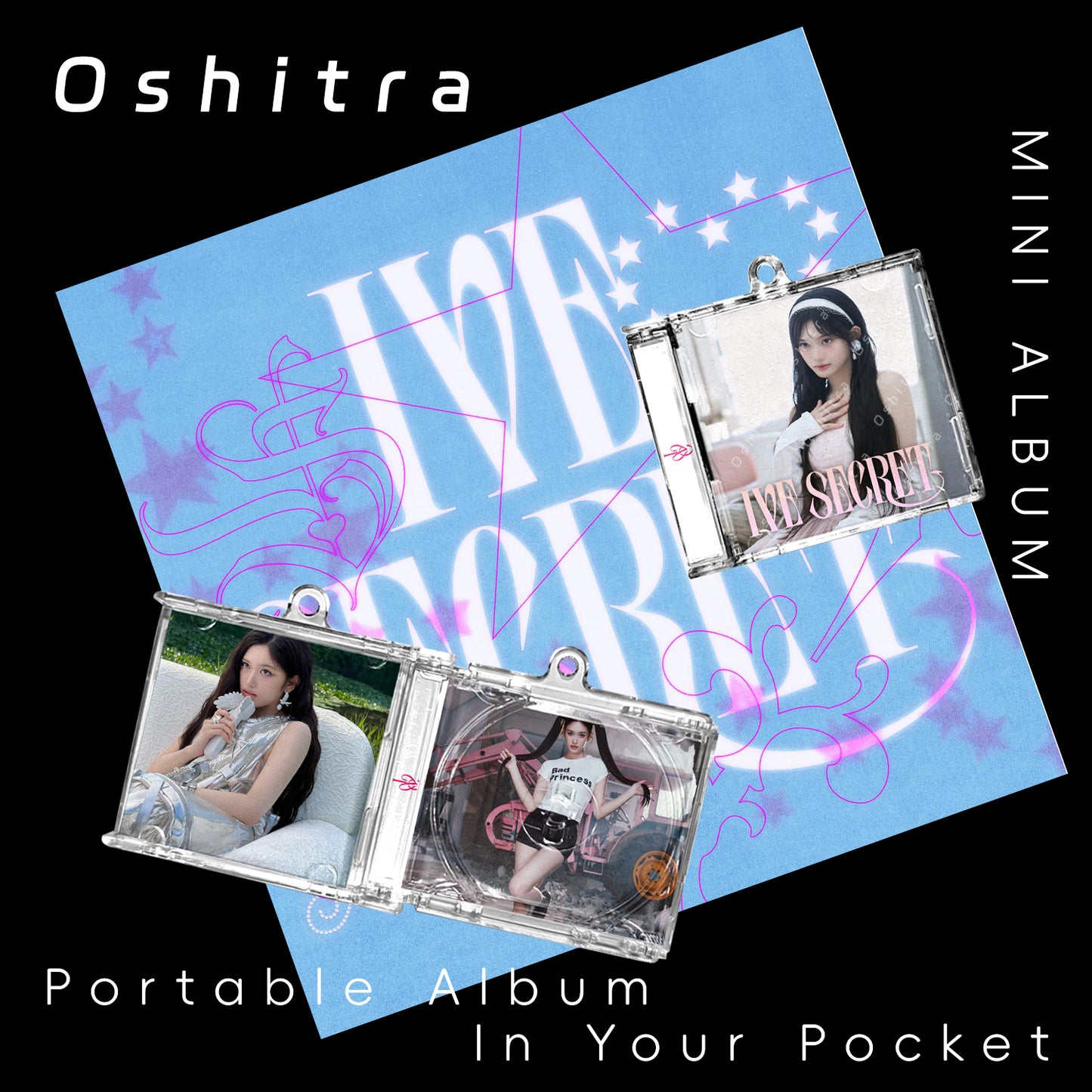 IVE「XOXZ」Mini Album NFCミニアルバムキーホルダー スマホタッチで音楽再生 推し活グッズ