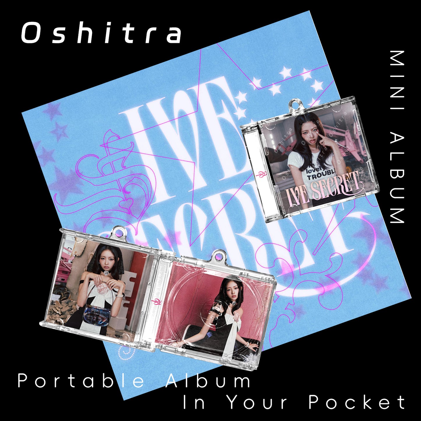 IVE「XOXZ」Mini Album NFCミニアルバムキーホルダー スマホタッチで音楽再生 推し活グッズ