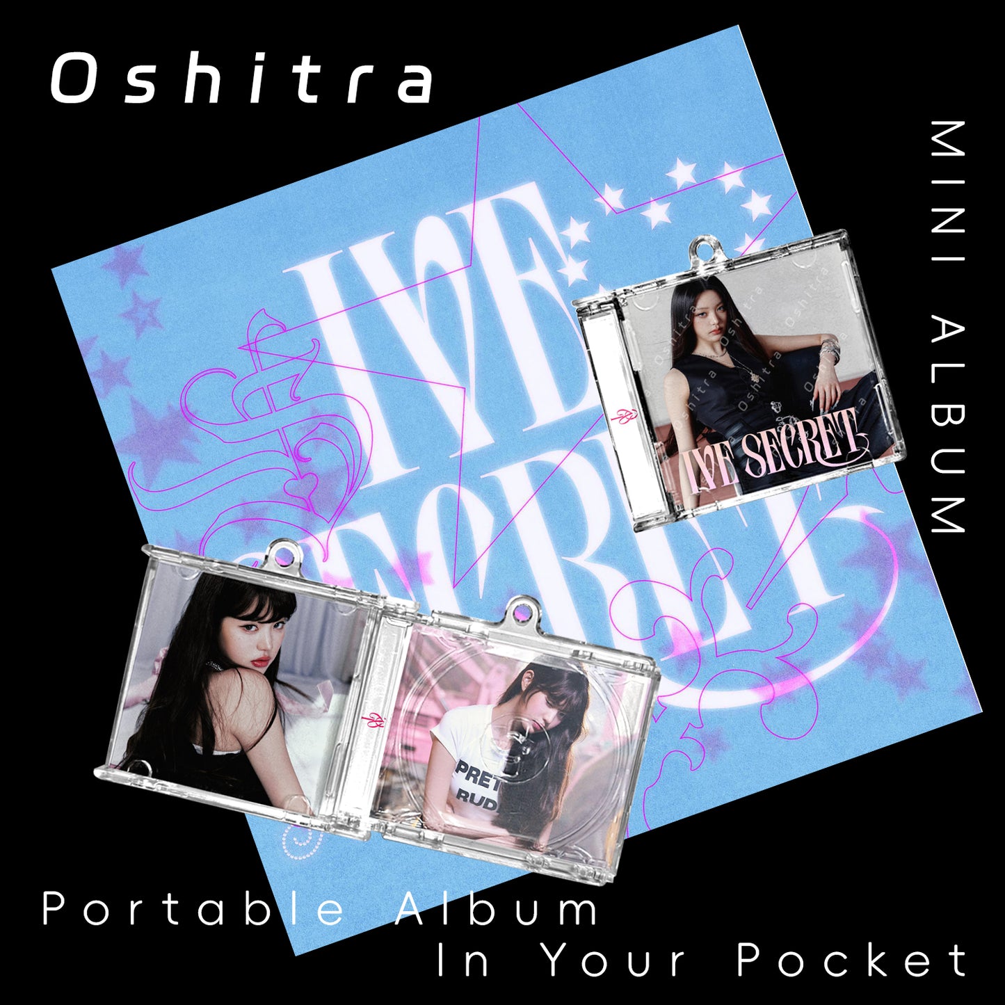 IVE「XOXZ」Mini Album NFCミニアルバムキーホルダー スマホタッチで音楽再生 推し活グッズ