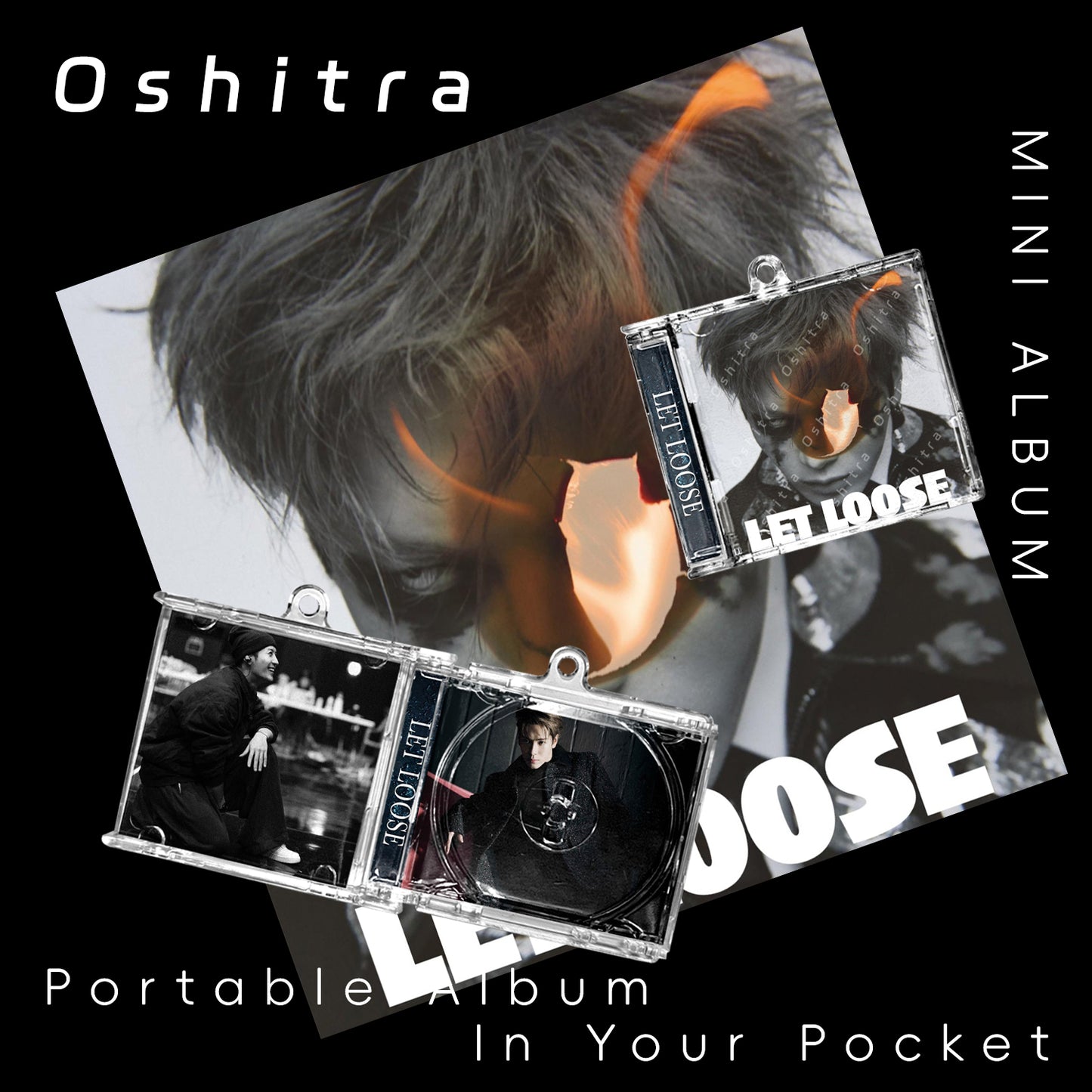 Jackson「Let Loose」Mini Album NFCミニアルバムキーホルダー スマホタッチで音楽再生 推し活グッズ