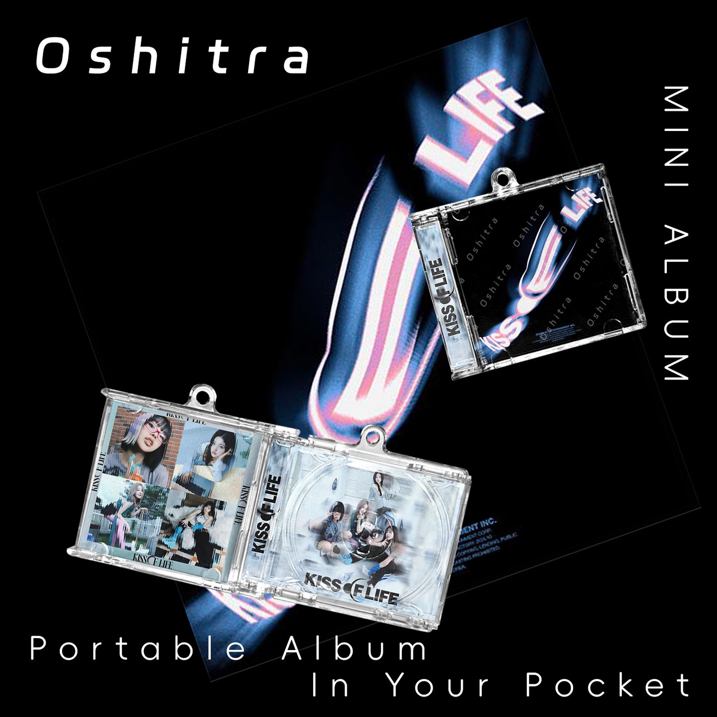 Kiss of life「Lose Yourself」Mini Album NFCミニアルバムキーホルダー スマホタッチで音楽再生 推し活グッズ