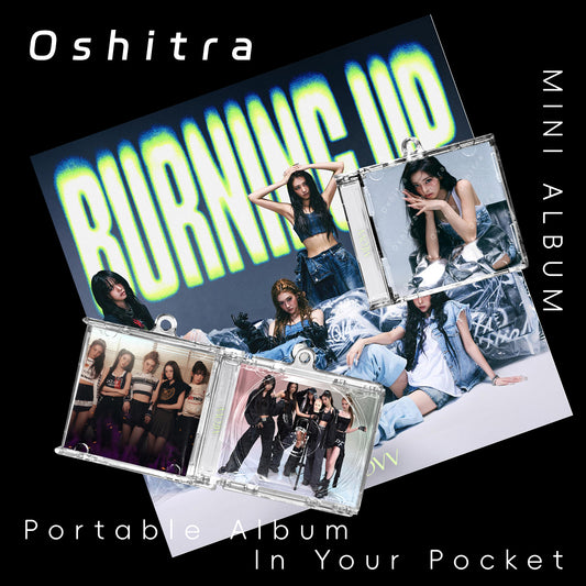 MEOVV「Burning Up」Mini Album NFCミニアルバムキーホルダー スマホタッチで音楽再生 推し活グッズ