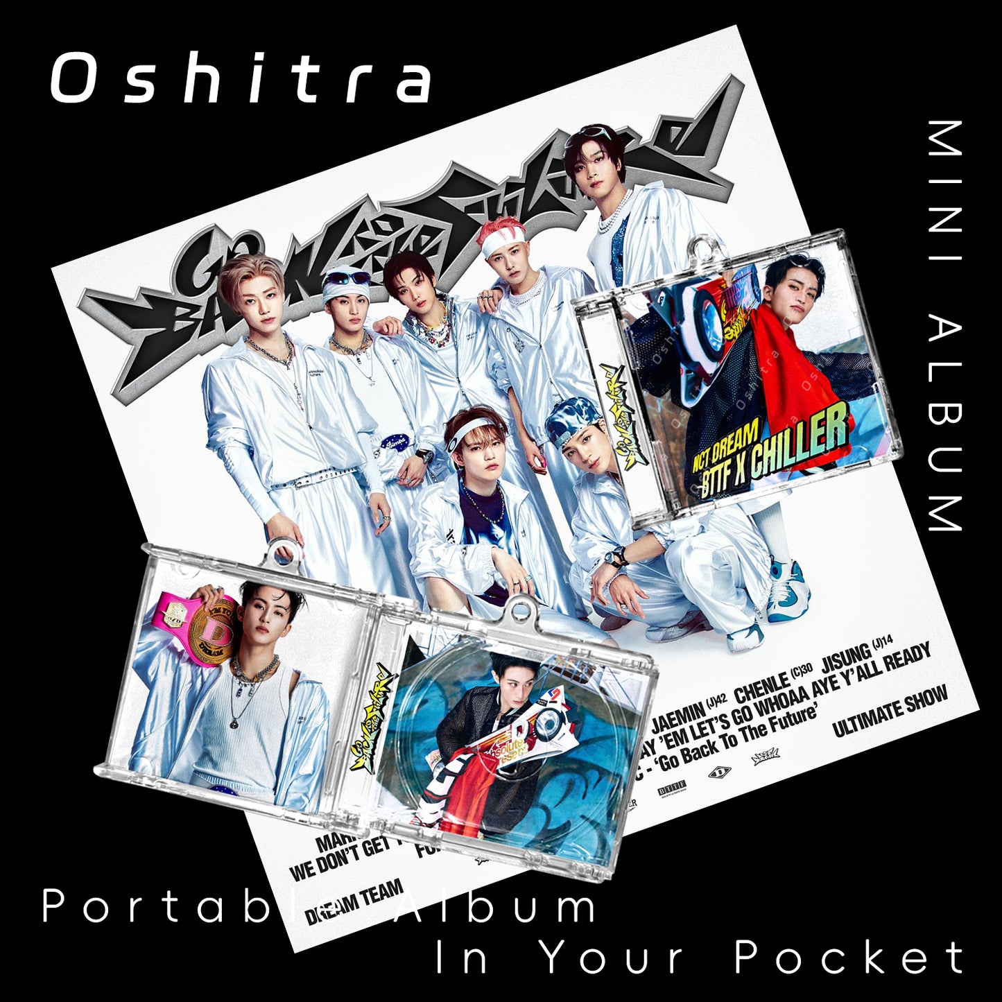 NCT DREAM「Bttf」Mini Album NFCミニアルバムキーホルダー スマホタッチで音楽再生 推し活グッズ