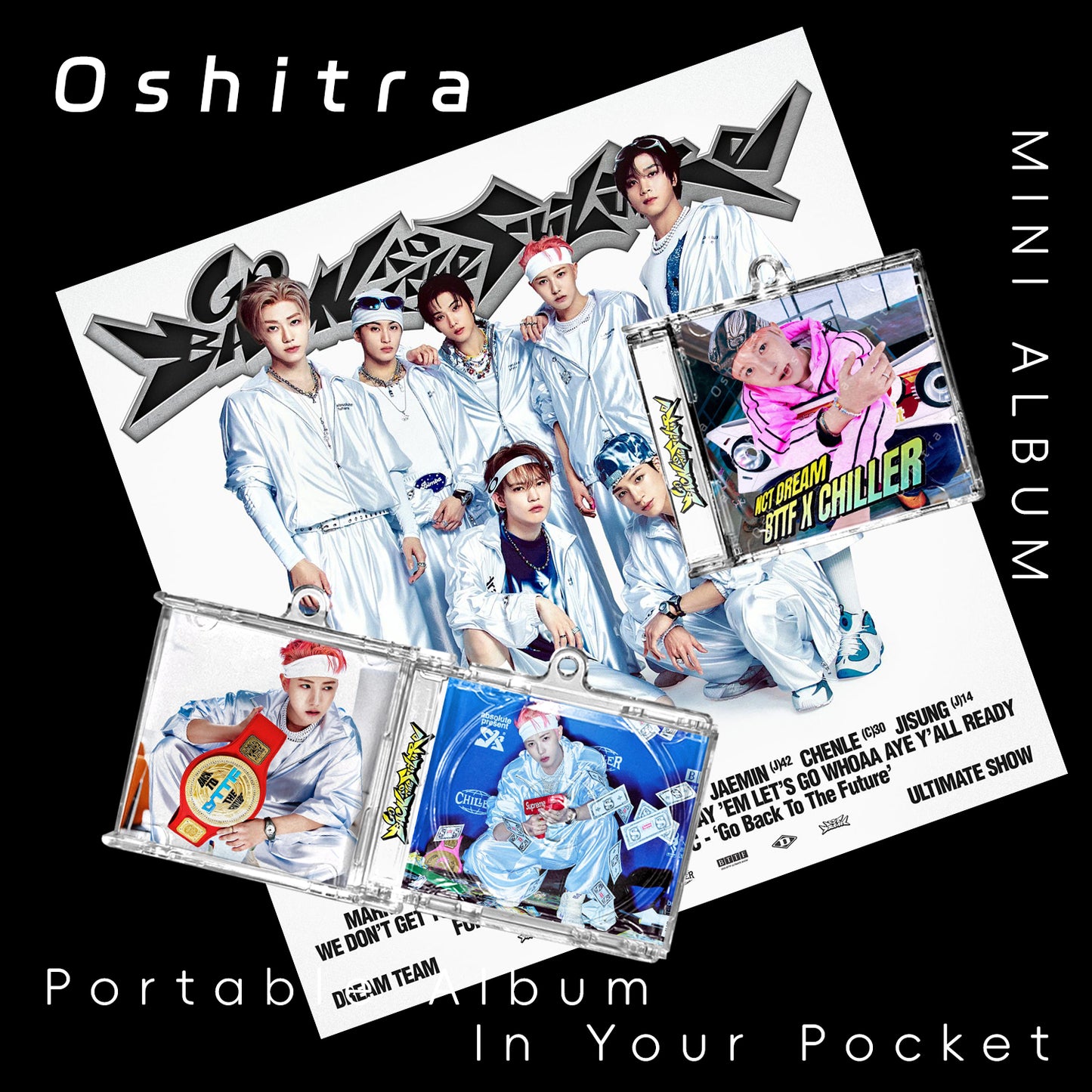 NCT DREAM「Bttf」Mini Album NFCミニアルバムキーホルダー スマホタッチで音楽再生 推し活グッズ
