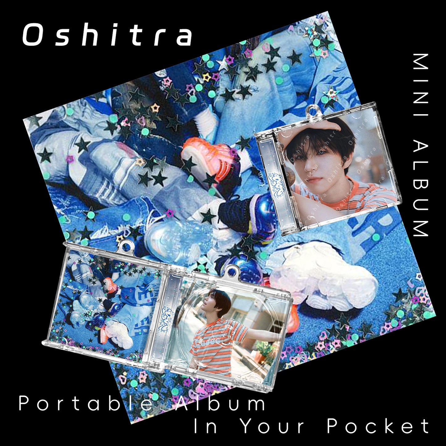 NCT WISH「Poppop」Mini Album NFCミニアルバムキーホルダー スマホタッチで音楽再生 推し活グッズ