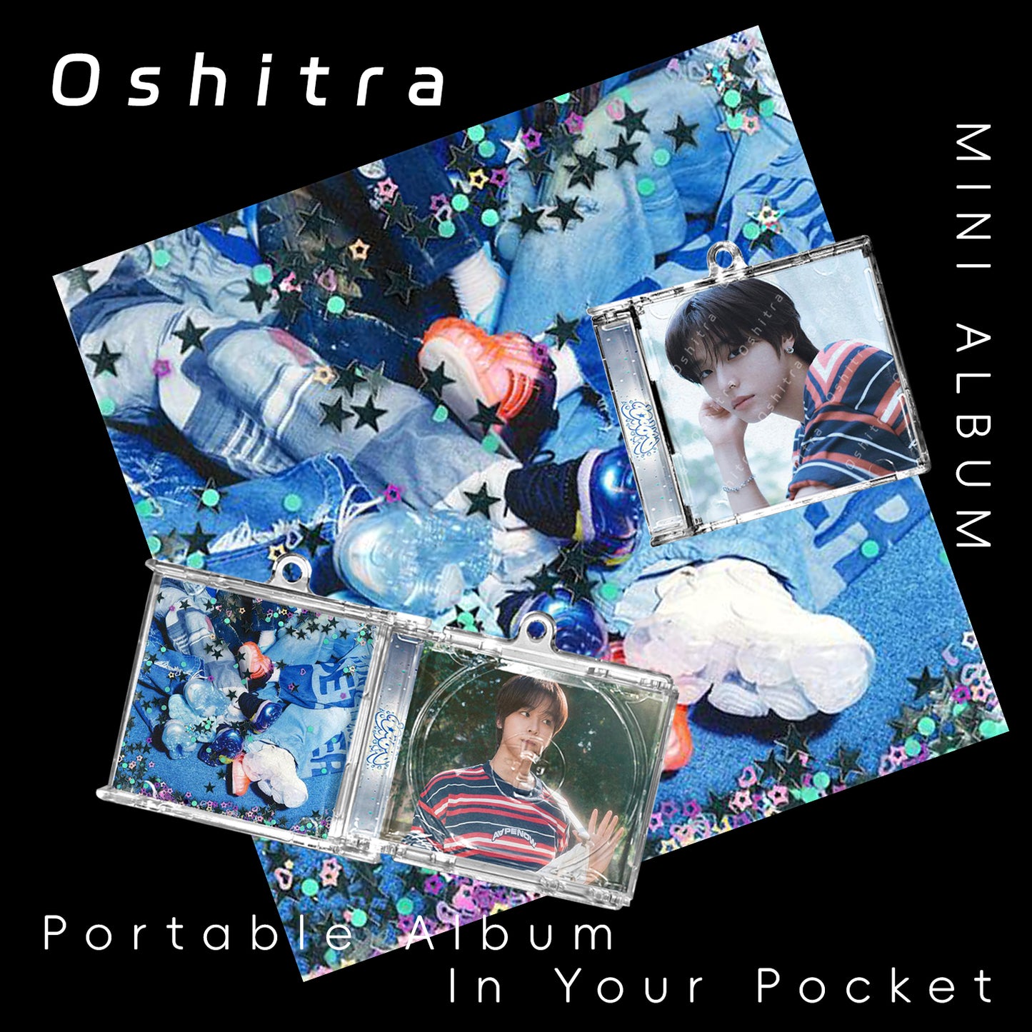 NCT WISH「Poppop」Mini Album NFCミニアルバムキーホルダー スマホタッチで音楽再生 推し活グッズ
