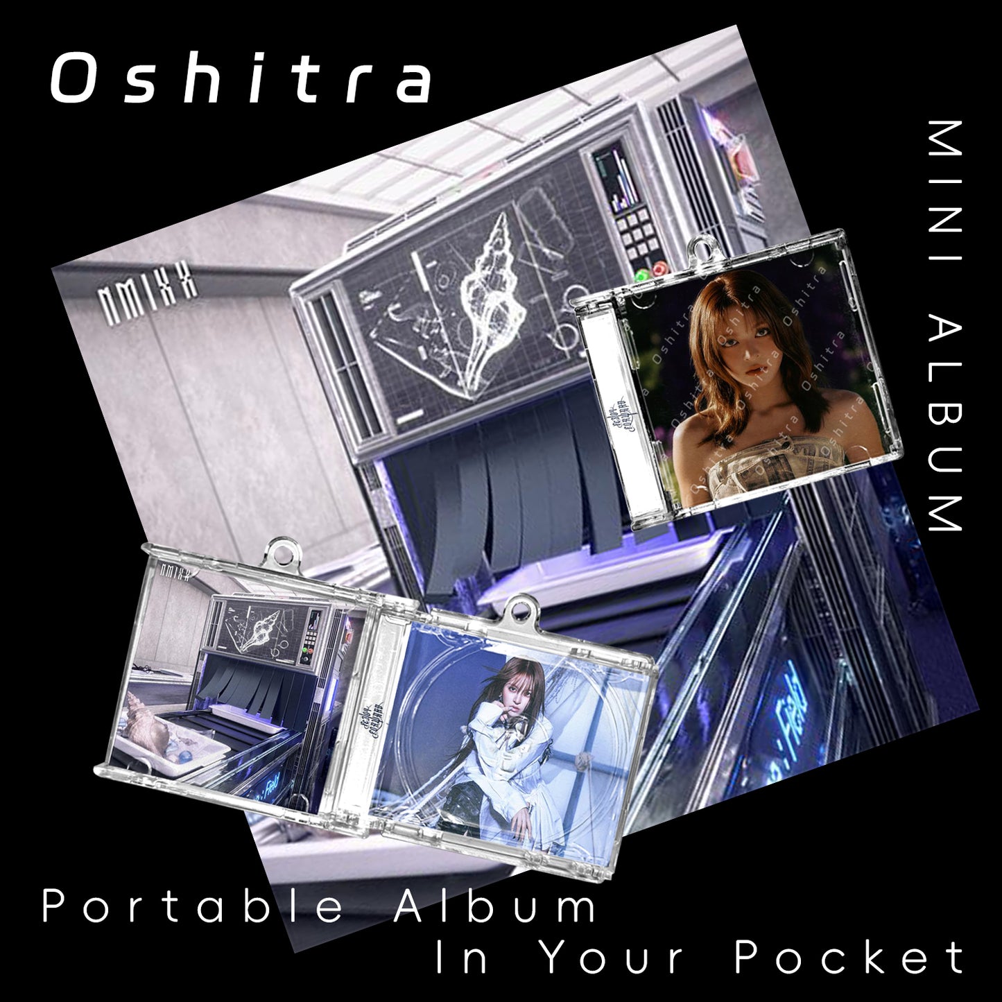 NMIXX「Forward」Mini Album NFCミニアルバムキーホルダー スマホタッチで音楽再生 推し活グッズ