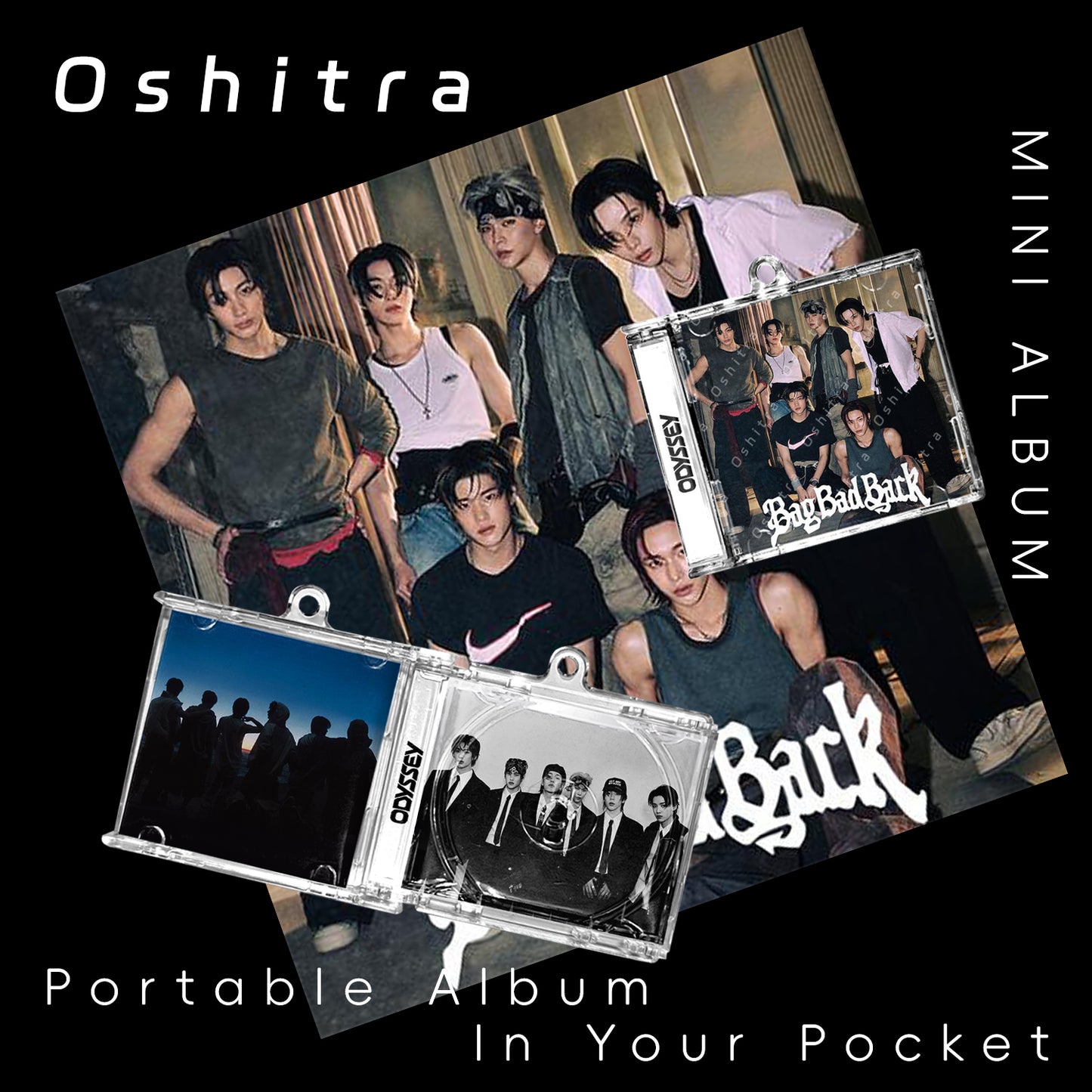 RIIZE「BAGBADBACK」Mini Album NFCミニアルバムキーホルダー スマホタッチで音楽再生 推し活グッズ