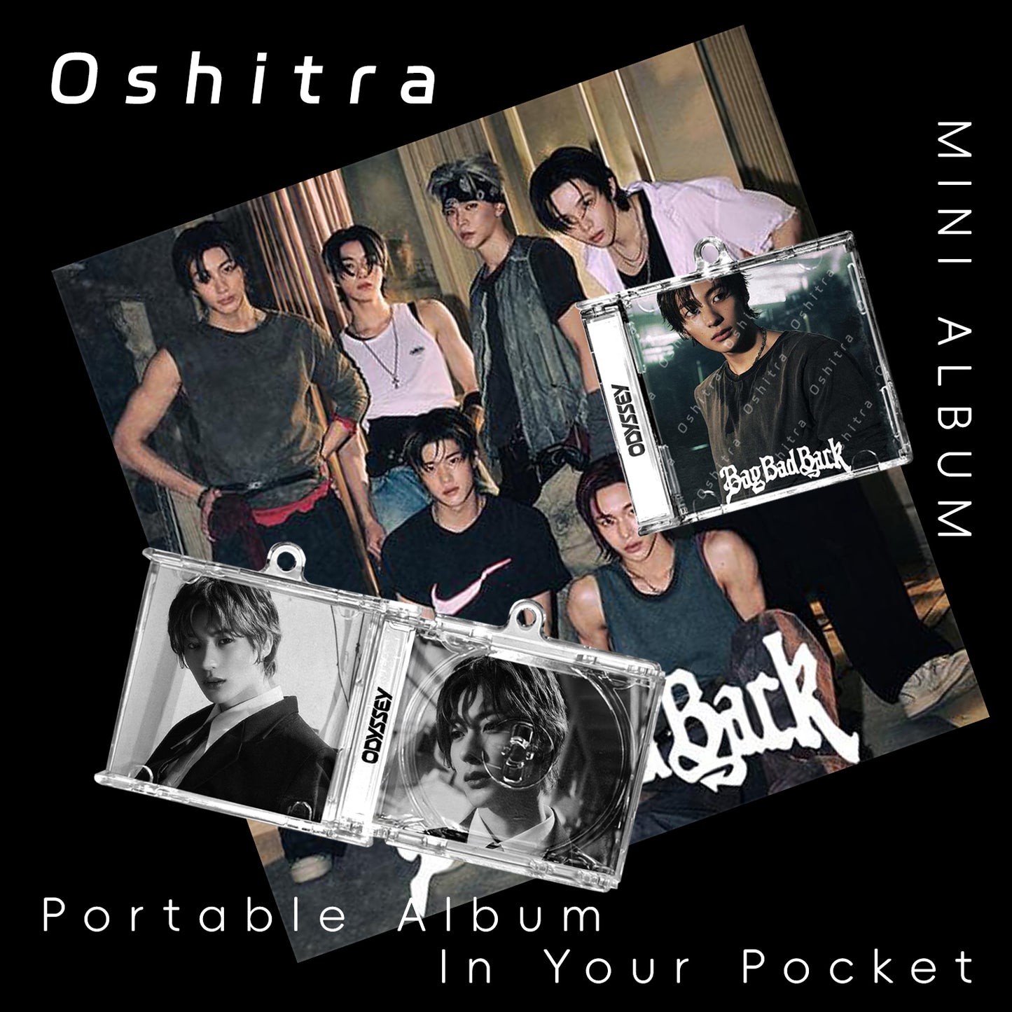 RIIZE「BAGBADBACK」Mini Album NFCミニアルバムキーホルダー スマホタッチで音楽再生 推し活グッズ
