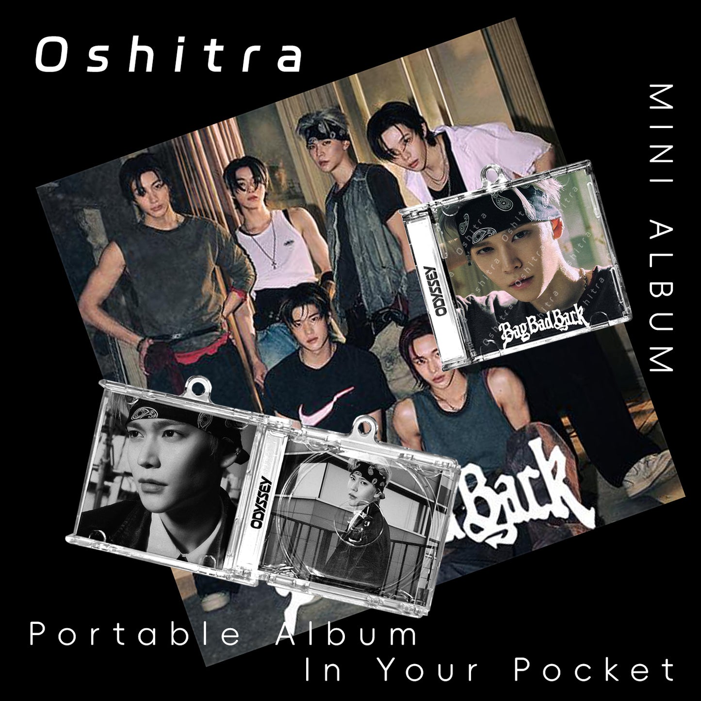 RIIZE「BAGBADBACK」Mini Album NFCミニアルバムキーホルダー スマホタッチで音楽再生 推し活グッズ